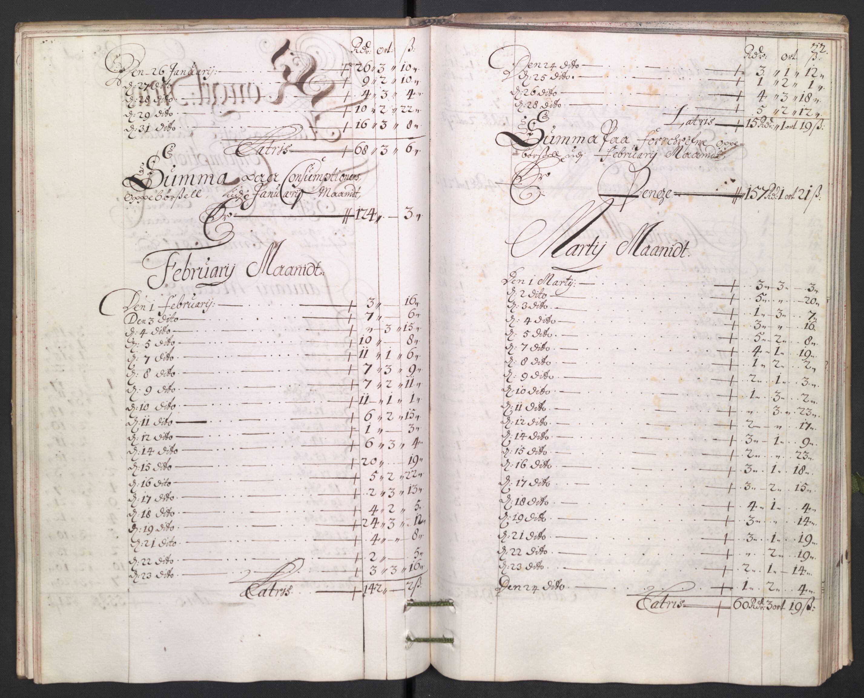 Rentekammeret inntil 1814, Reviderte regnskaper, Byregnskaper, RA/EA-4066/R/Ro/L0329: [O23] Konsumpsjonsregnskap, 1681-1682, s. 105