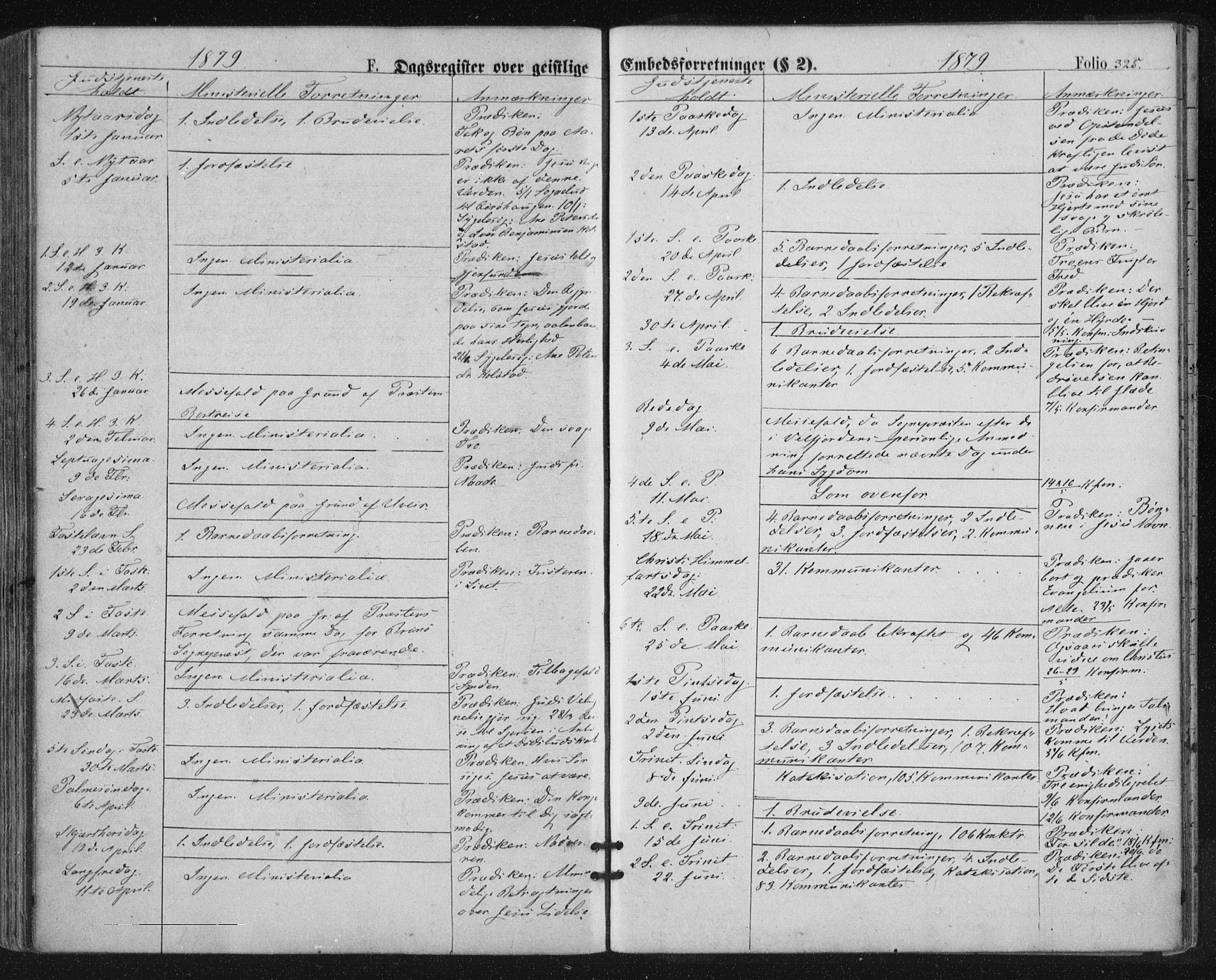 Ministerialprotokoller, klokkerbøker og fødselsregistre - Nordland, SAT/A-1459/816/L0241: Ministerialbok nr. 816A07, 1870-1885, s. 325