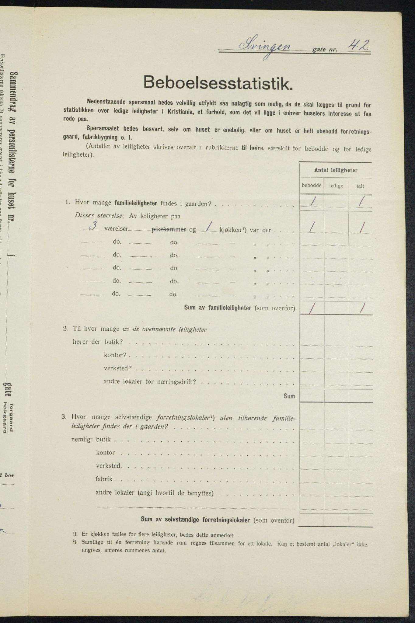 OBA, Kommunal folketelling 1.2.1913 for Kristiania, 1913, s. 106280