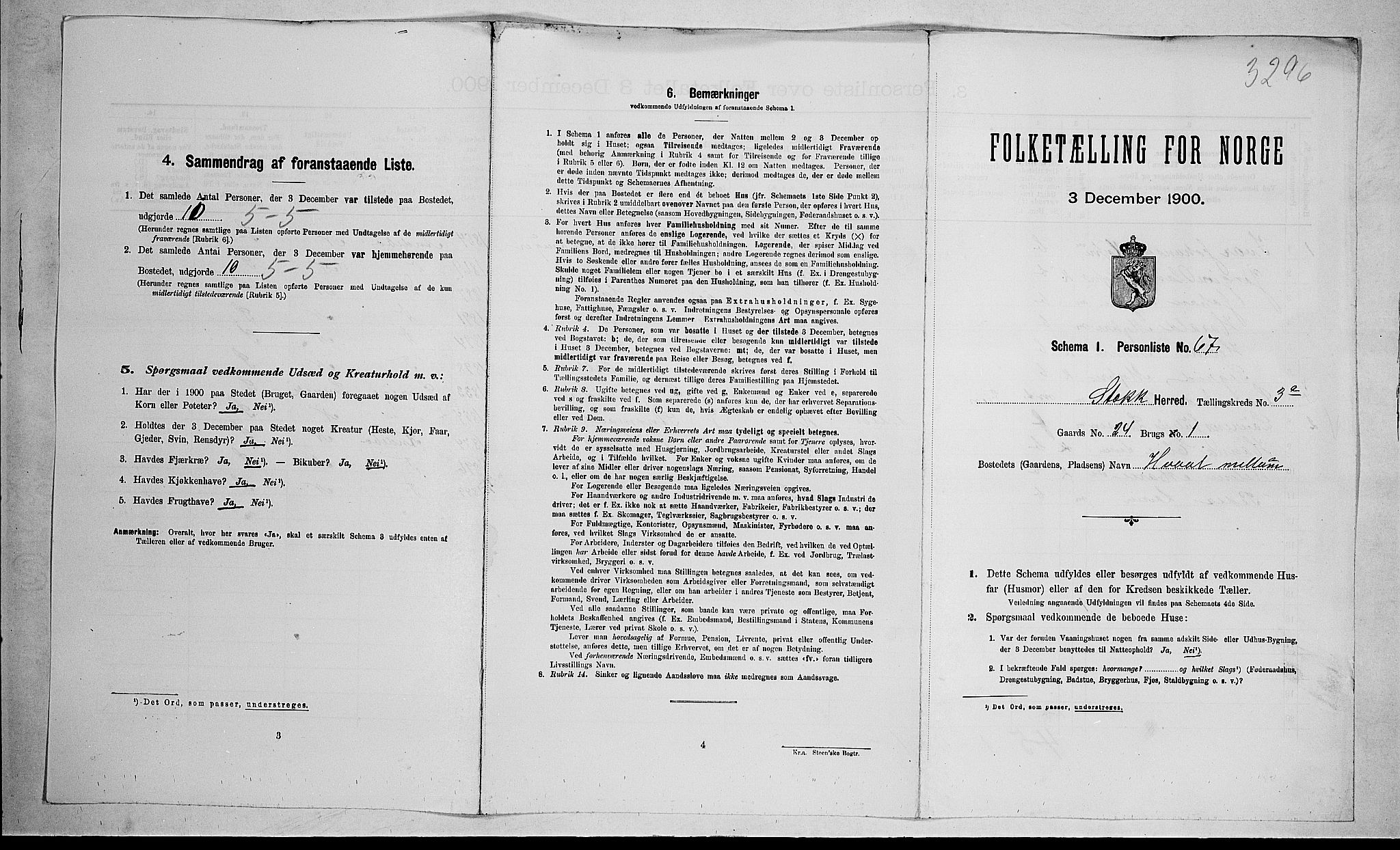 RA, Folketelling 1900 for 0720 Stokke herred, 1900, s. 548