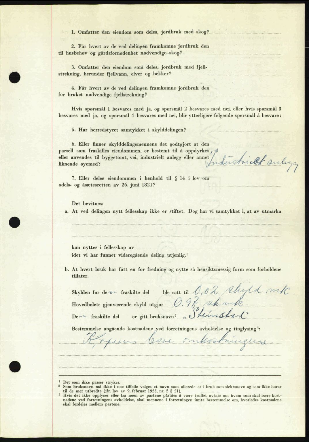 Romsdal sorenskriveri, AV/SAT-A-4149/1/2/2C: Pantebok nr. A27, 1948-1948, Dagboknr: 2737/1948