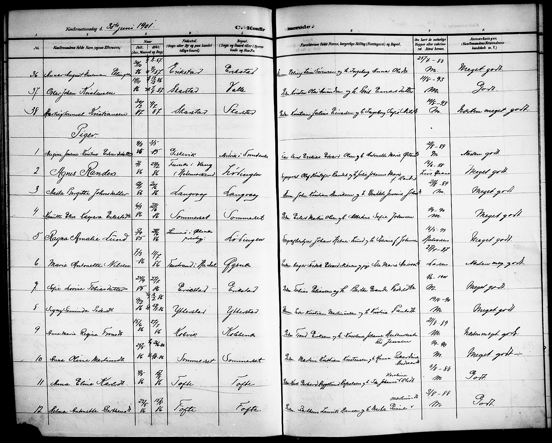 Ministerialprotokoller, klokkerbøker og fødselsregistre - Nordland, SAT/A-1459/872/L1048: Klokkerbok nr. 872C04, 1898-1919