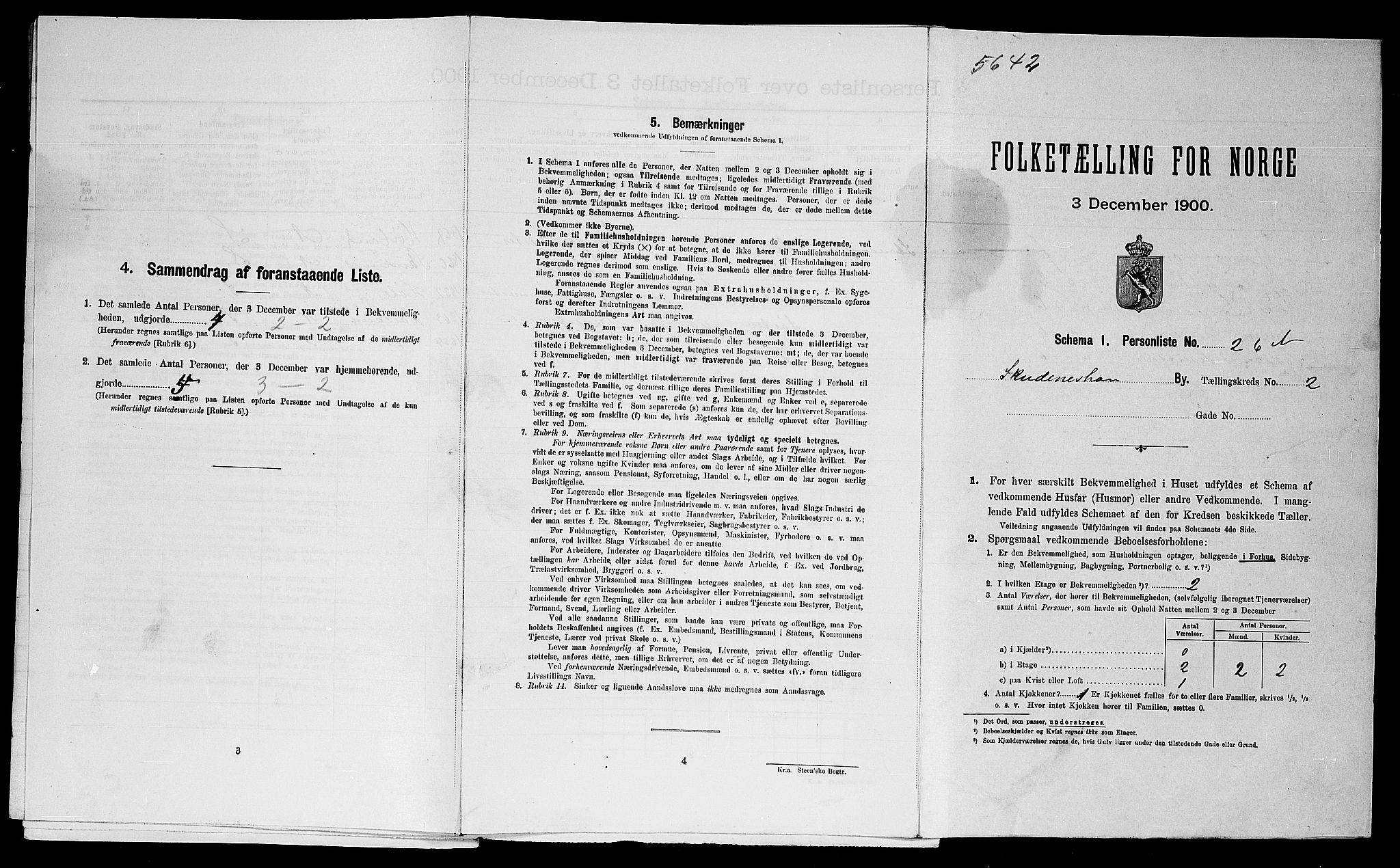 SAST, Folketelling 1900 for 1104 Skudeneshavn ladested, 1900, s. 410