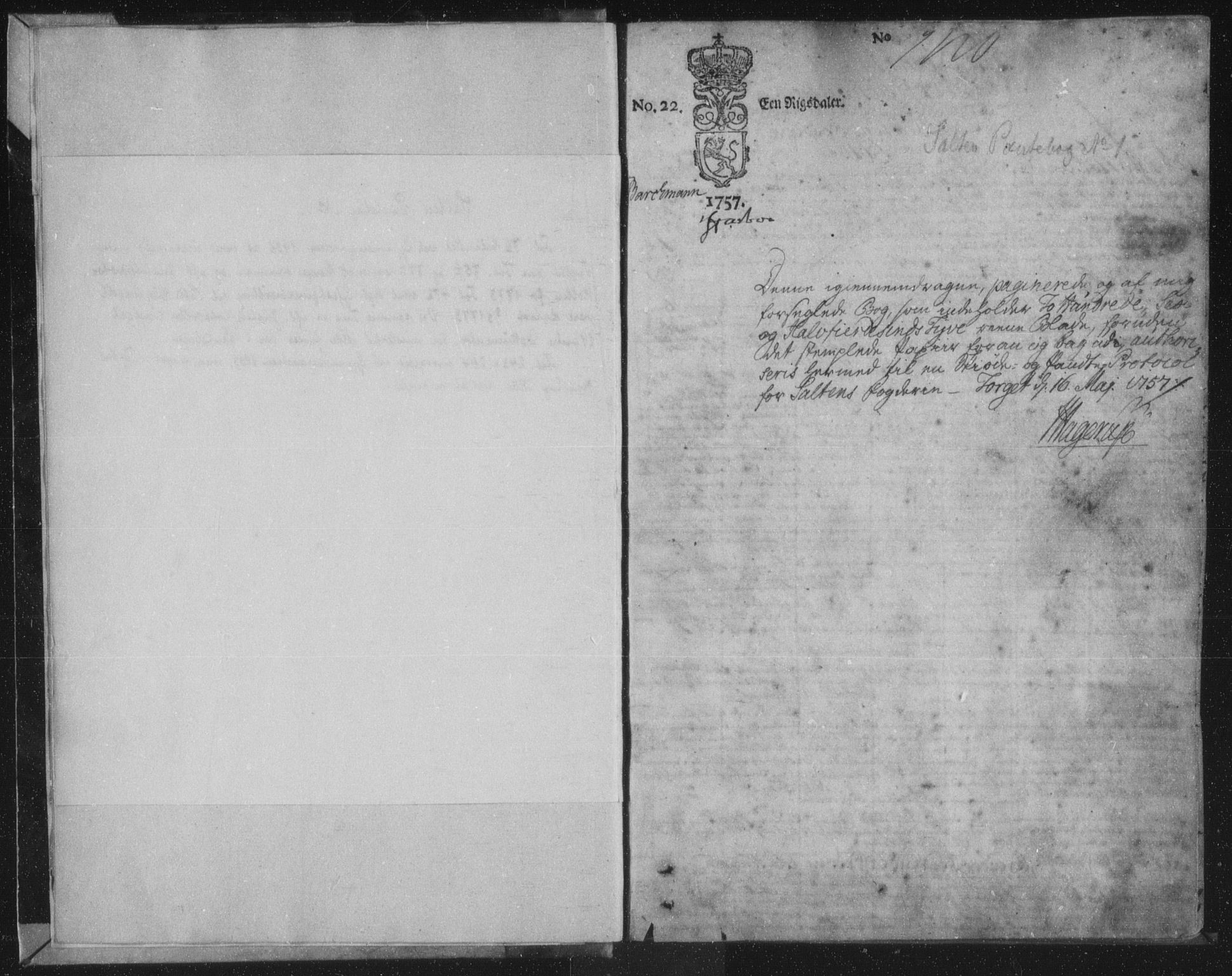 Salten sorenskriveri, SAT/A-4578/1/2/2C/L0001: Pantebok nr. A, 1756-1789