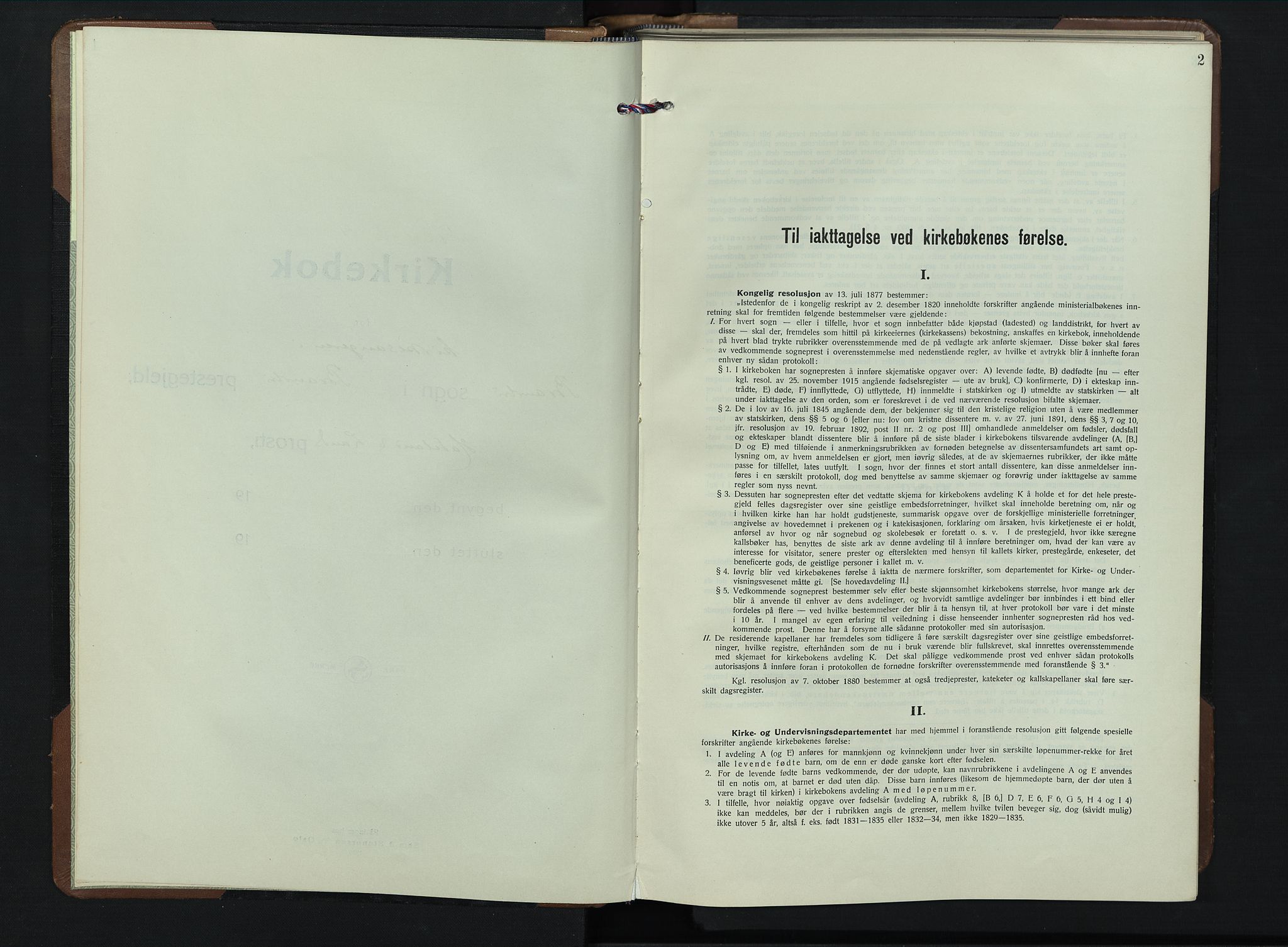 Brandbu prestekontor, SAH/PREST-114/H/Ha/Hab/L0002: Klokkerbok nr. 2, 1937-1953, s. 2