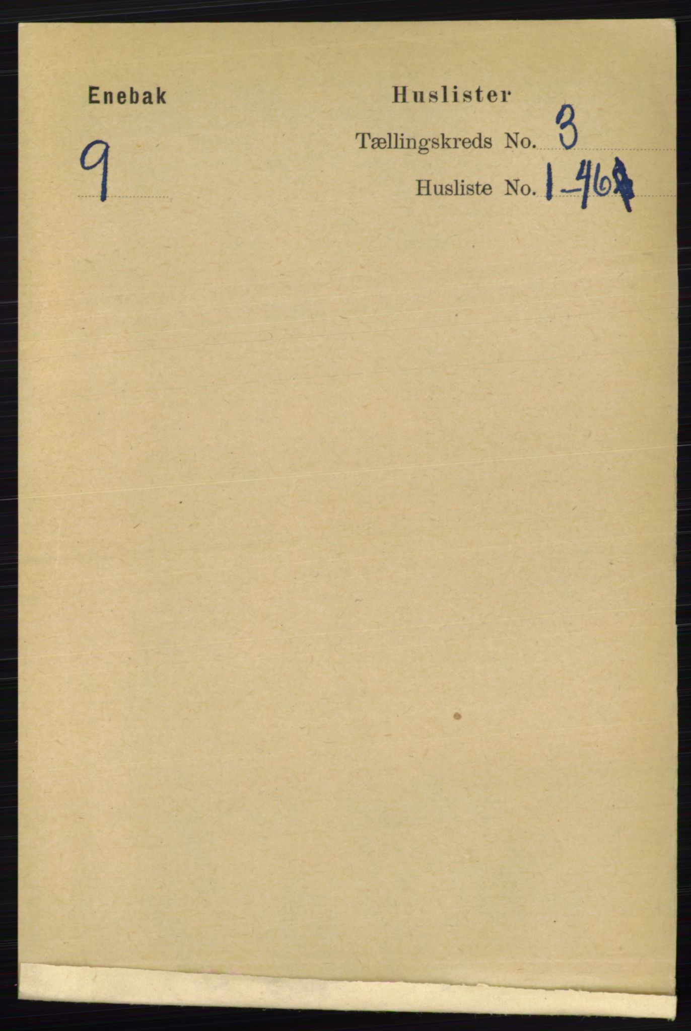 RA, Folketelling 1891 for 0229 Enebakk herred, 1891, s. 1071