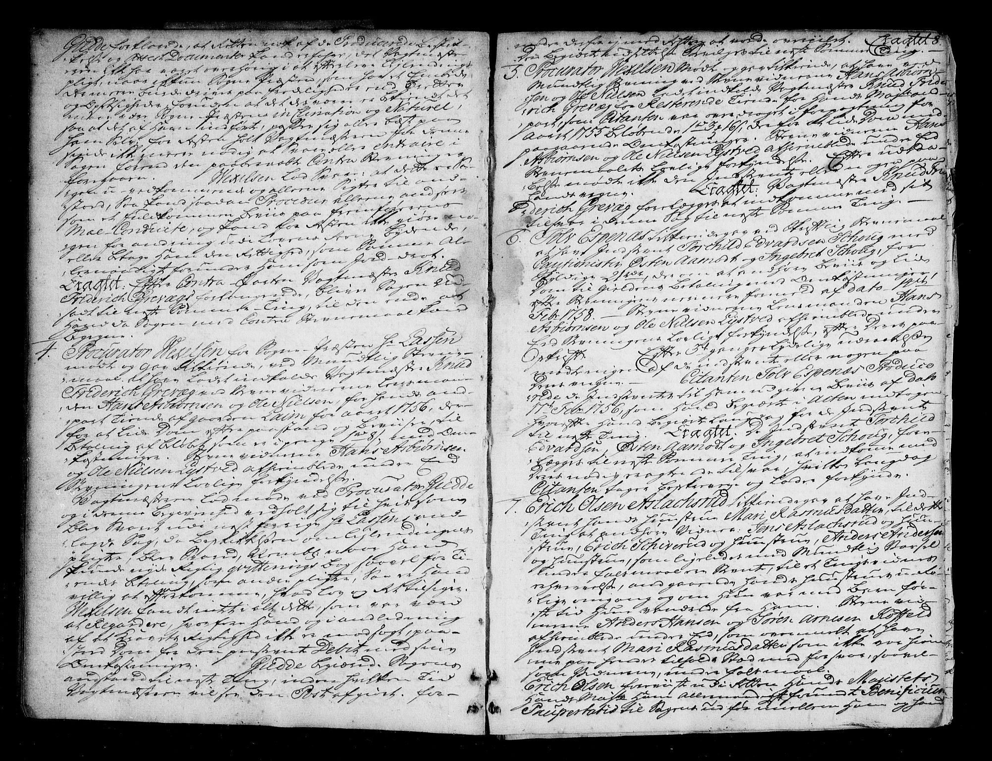 Rakkestad sorenskriveri, SAO/A-10686/F/Fb/L0032: Tingbøker, 1758-1767, s. 7b-8a