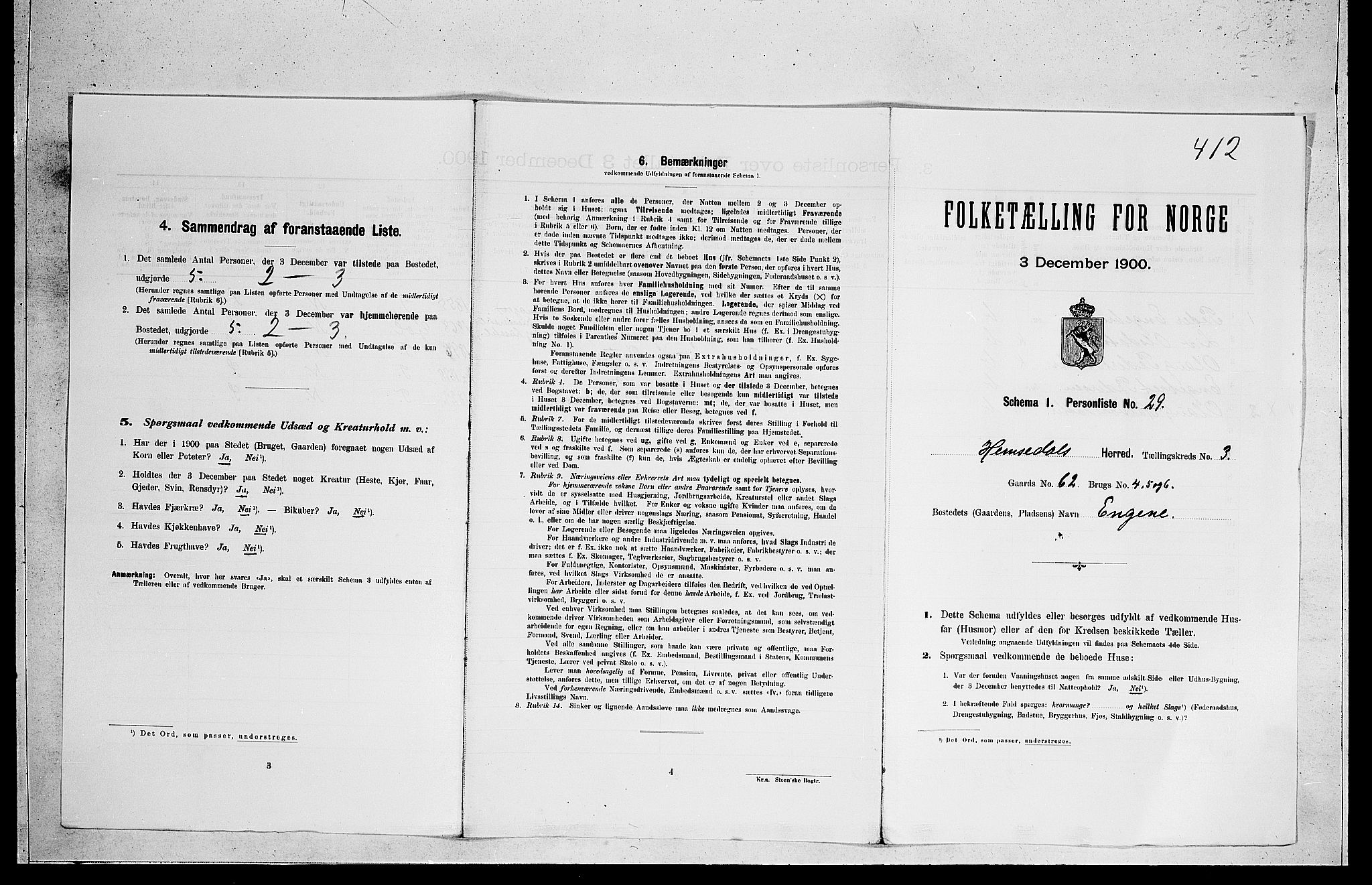 RA, Folketelling 1900 for 0618 Hemsedal herred, 1900, s. 178