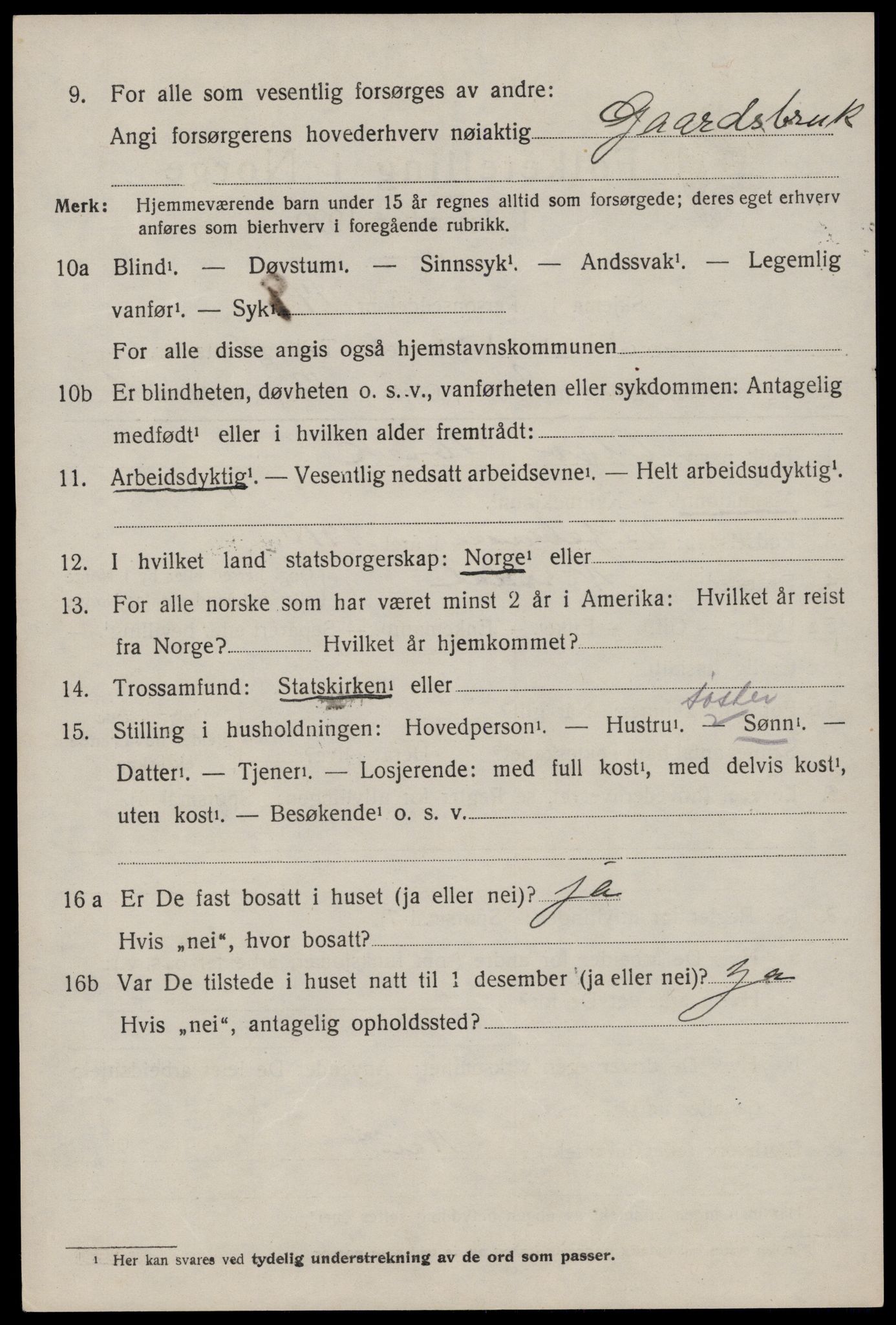 SAKO, Folketelling 1920 for 0830 Nissedal herred, 1920, s. 1794