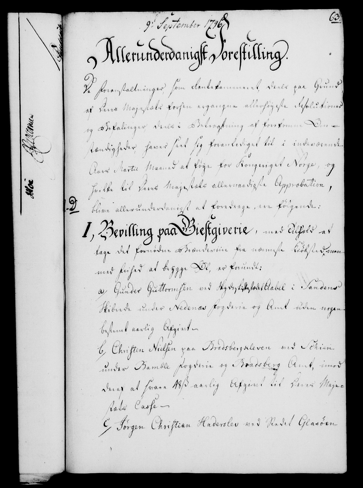 Rentekammeret, Kammerkanselliet, AV/RA-EA-3111/G/Gf/Gfa/L0078: Norsk relasjons- og resolusjonsprotokoll (merket RK 52.78), 1796, s. 337