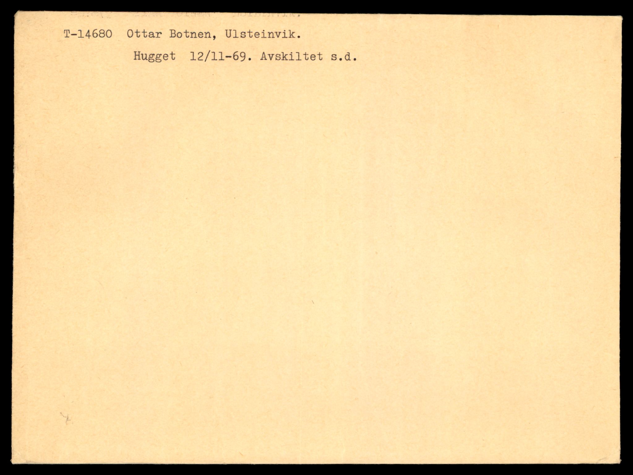 Møre og Romsdal vegkontor - Ålesund trafikkstasjon, AV/SAT-A-4099/F/Fe/L0047: Registreringskort for kjøretøy T 14580 - T 14720, 1927-1998, s. 2357