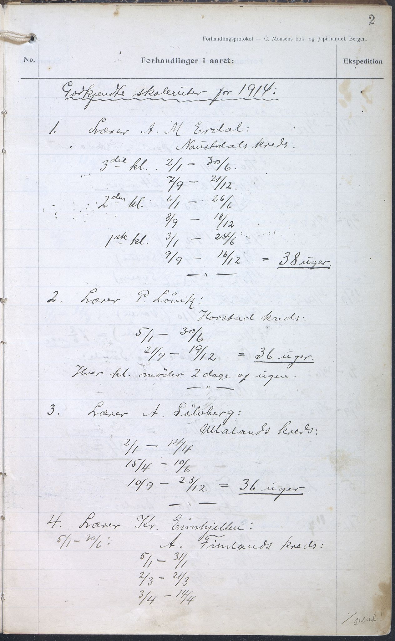 Naustdal kommune. Skulestyret, VLFK/K-14331.510/100/L0002: møtebok for Naustdal skulestyre, 1914-1922