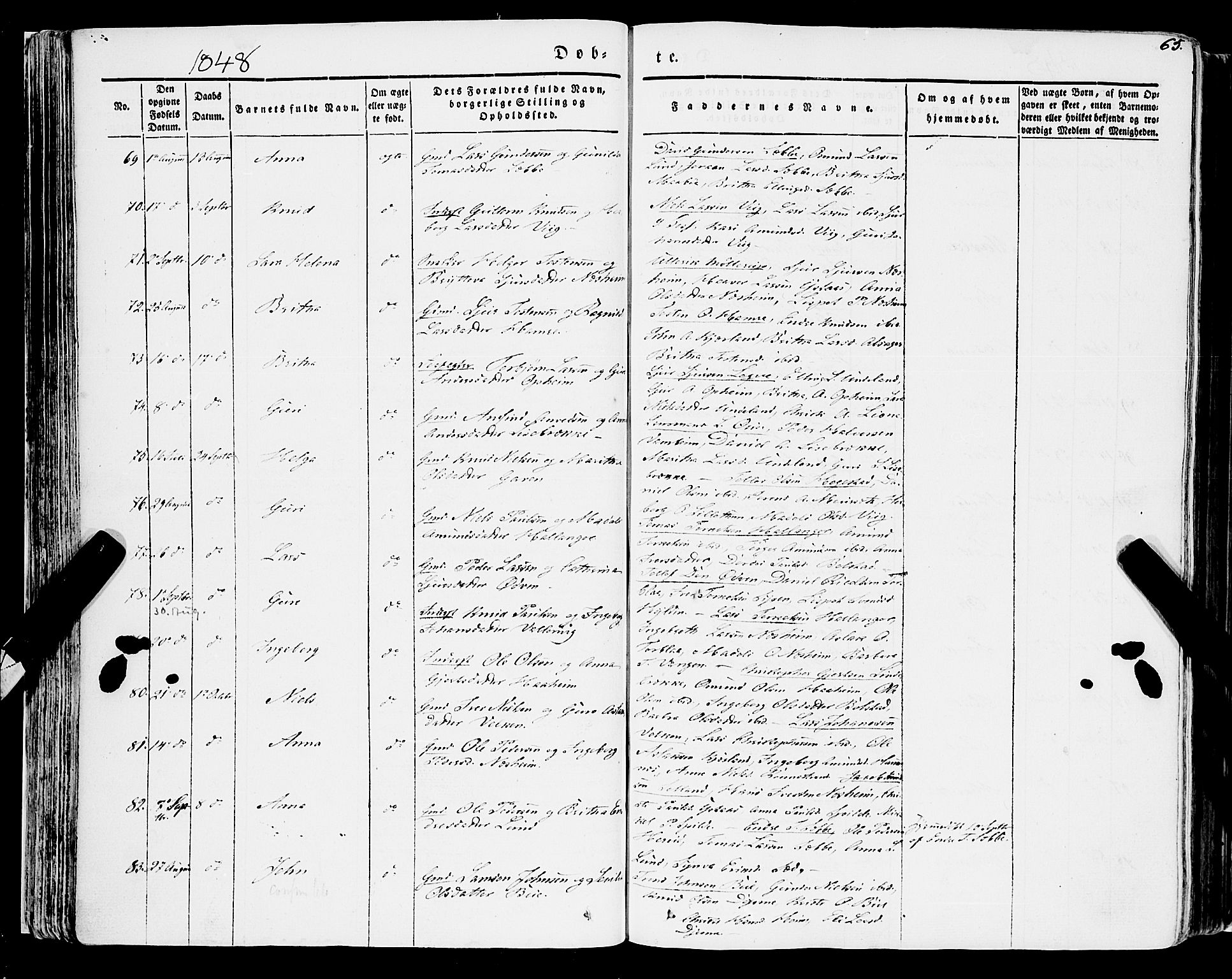 Ulvik sokneprestembete, AV/SAB-A-78801/H/Haa: Ministerialbok nr. A 12, 1839-1853, s. 65