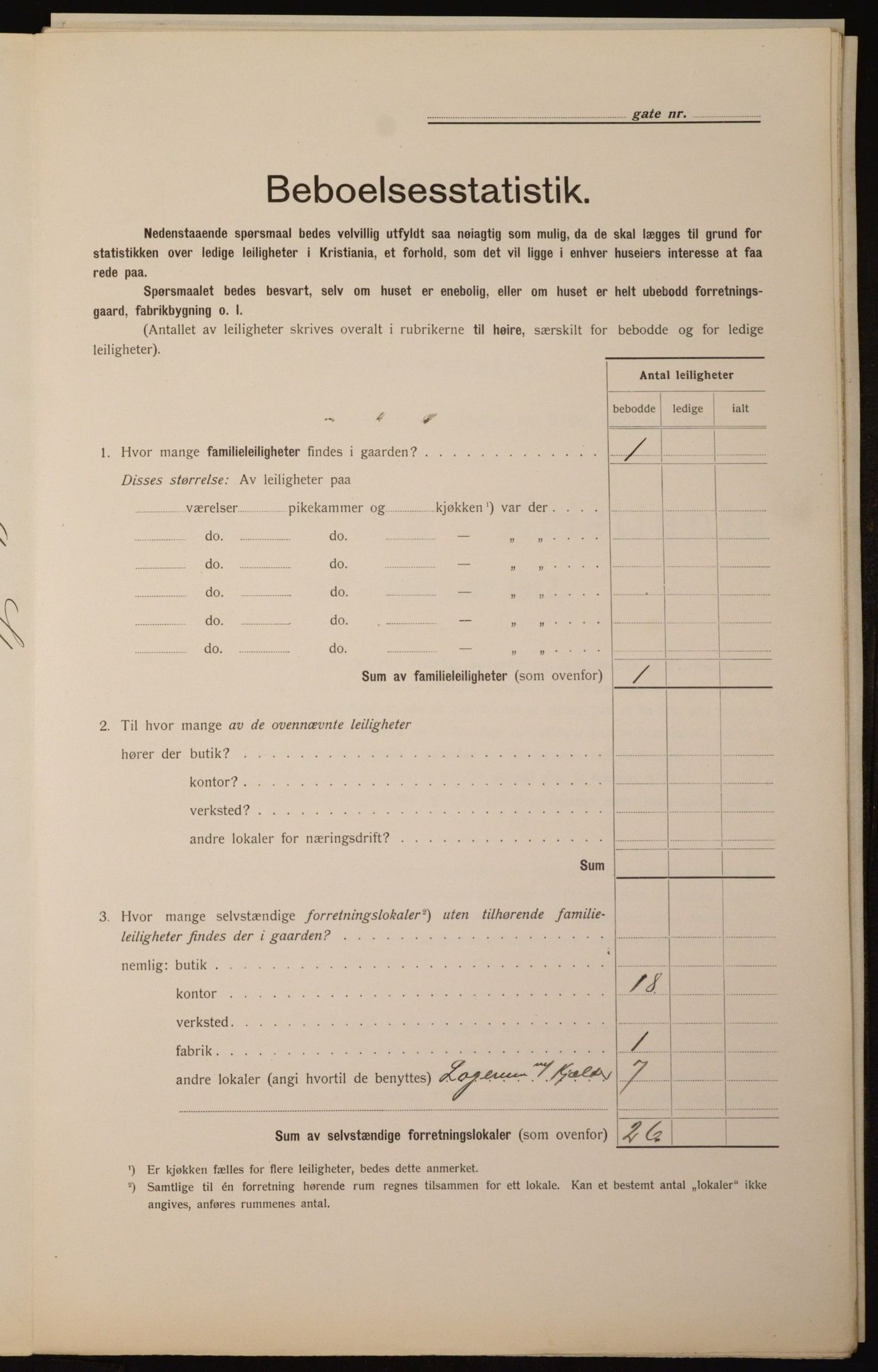 OBA, Kommunal folketelling 1.2.1912 for Kristiania, 1912, s. 101562