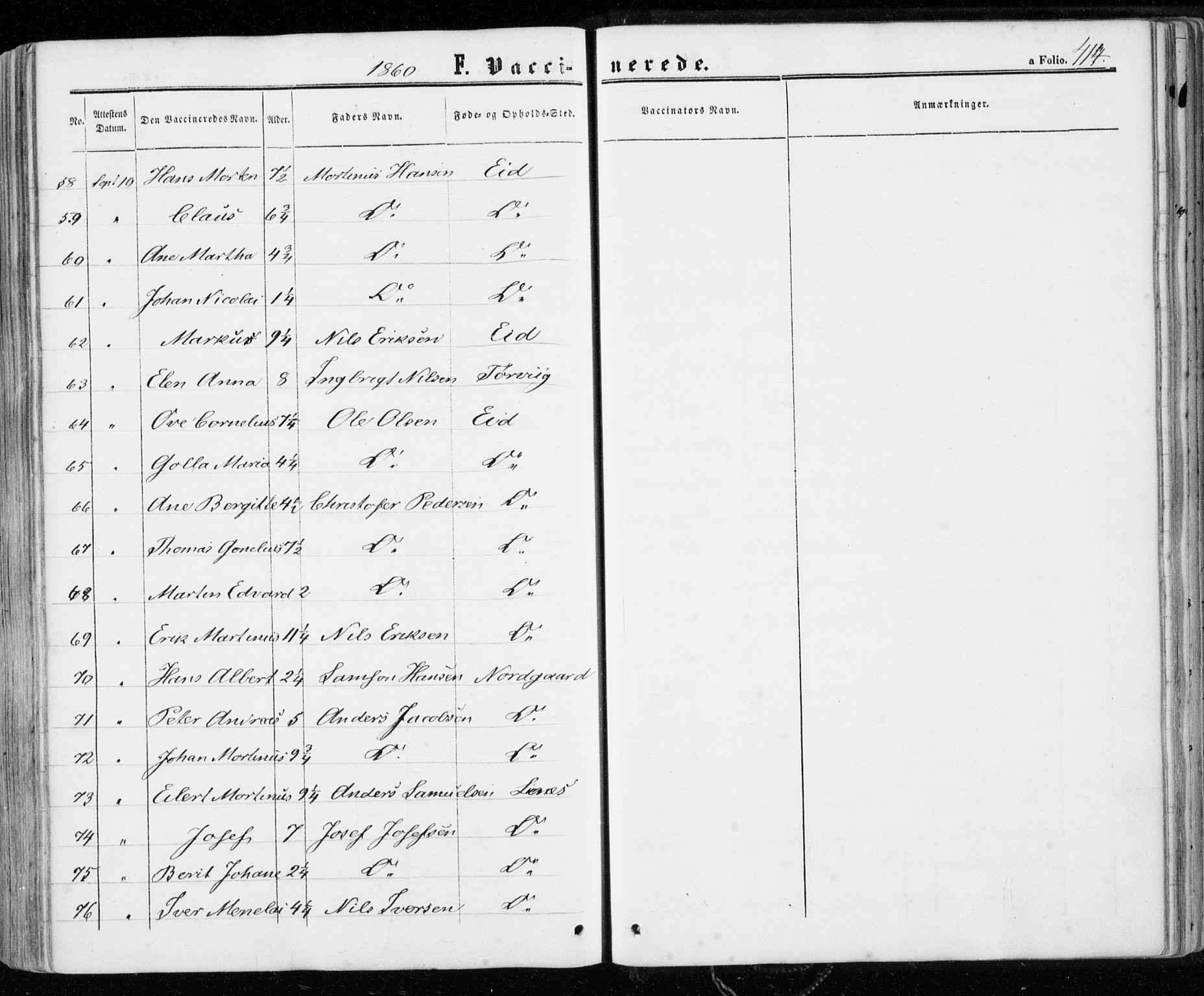 Ministerialprotokoller, klokkerbøker og fødselsregistre - Sør-Trøndelag, AV/SAT-A-1456/657/L0705: Ministerialbok nr. 657A06, 1858-1867, s. 414