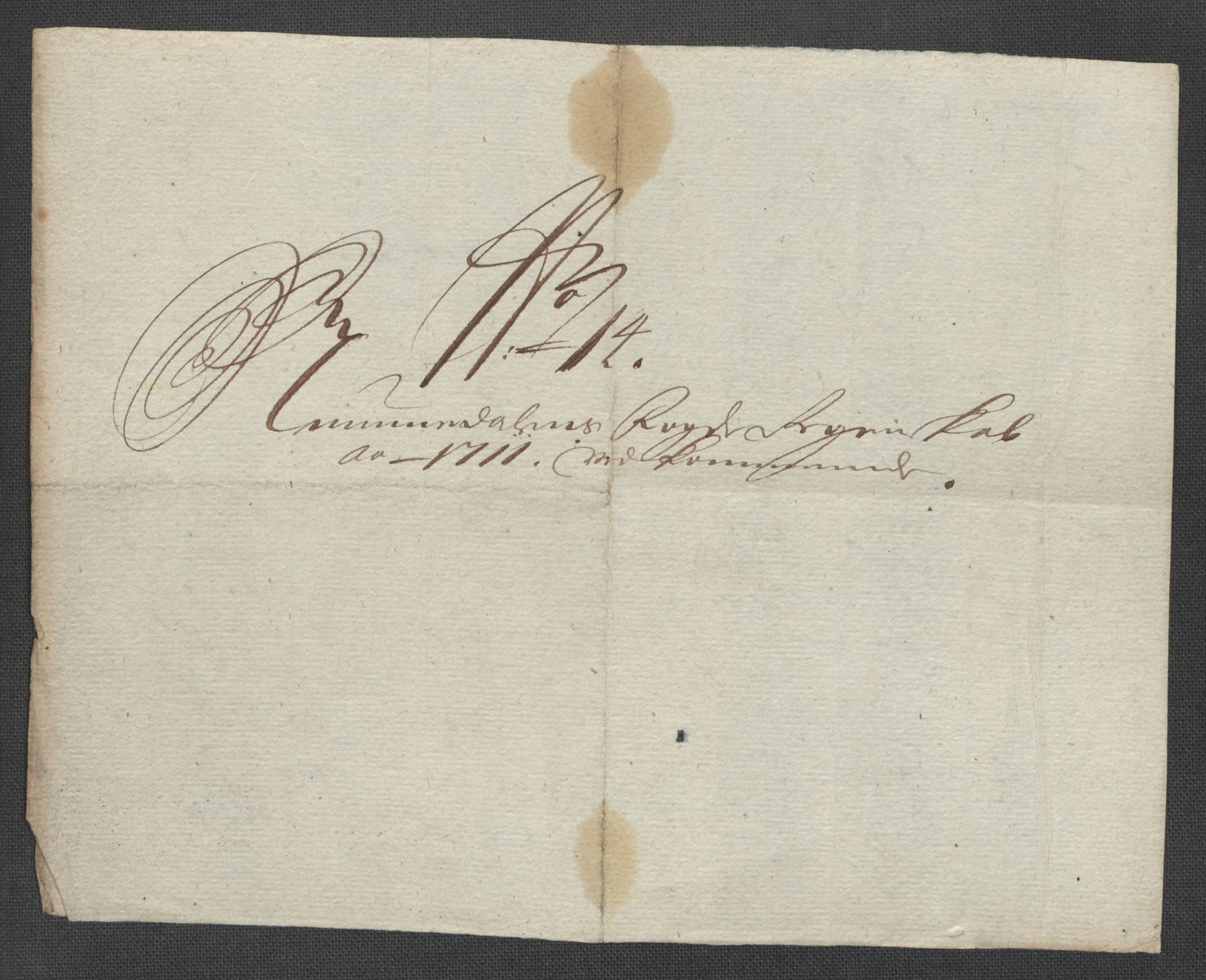 Rentekammeret inntil 1814, Reviderte regnskaper, Fogderegnskap, RA/EA-4092/R64/L4432: Fogderegnskap Namdal, 1711, s. 358