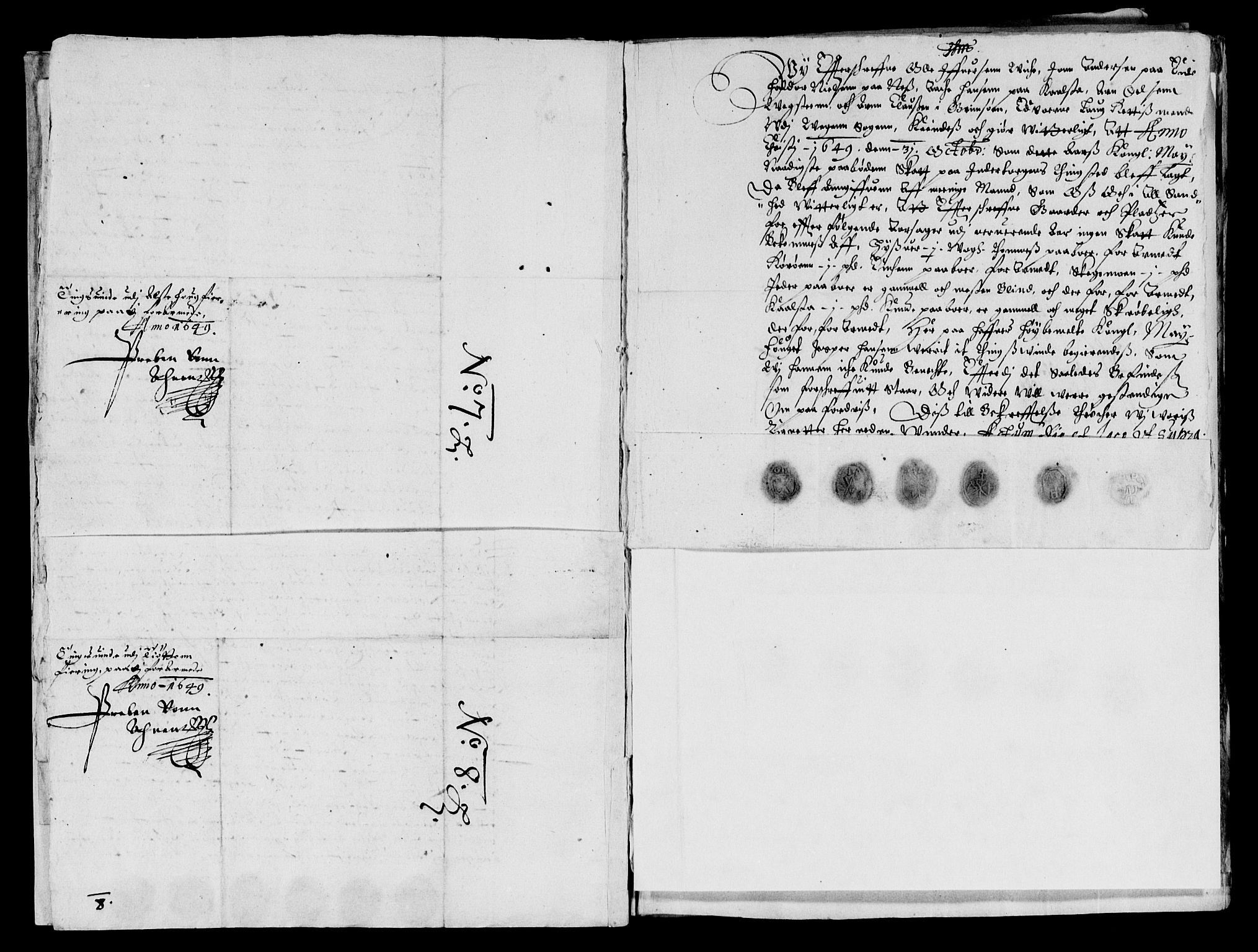 Rentekammeret inntil 1814, Reviderte regnskaper, Lensregnskaper, AV/RA-EA-5023/R/Rb/Rbz/L0036: Nordlandenes len, 1649-1650