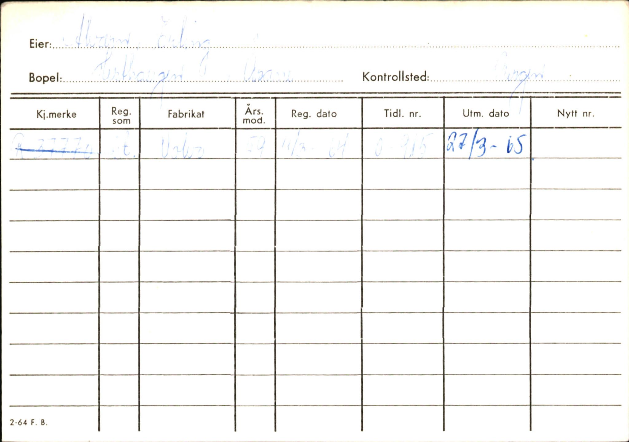 Statens vegvesen, Hordaland vegkontor, AV/SAB-A-5201/2/Ha/L0001: R-eierkort A, 1920-1971, s. 659