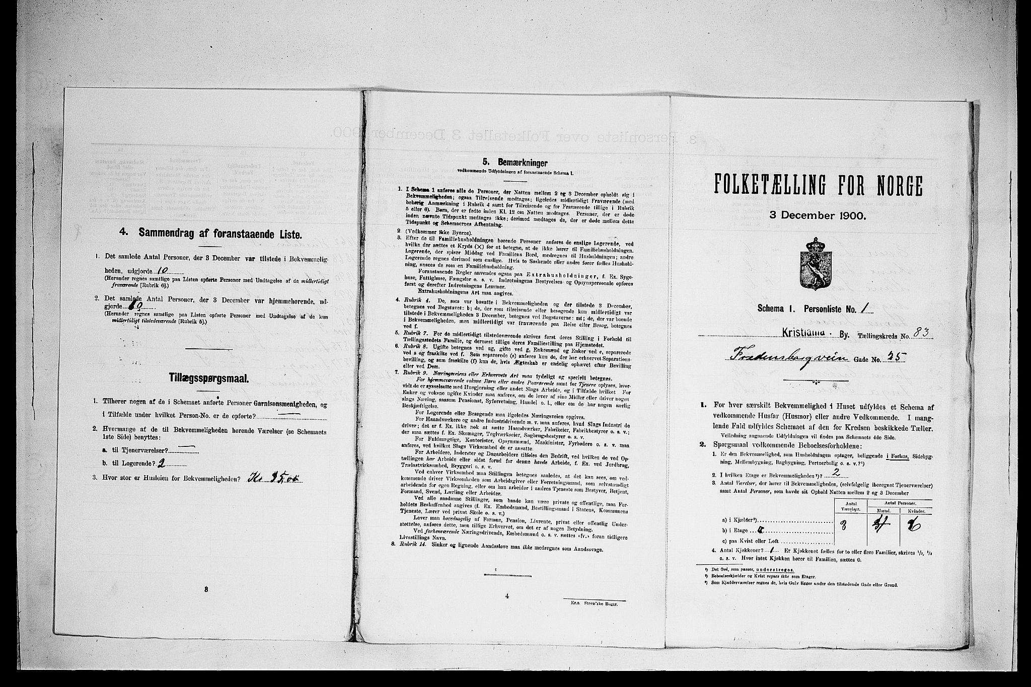 SAO, Folketelling 1900 for 0301 Kristiania kjøpstad, 1900, s. 24681
