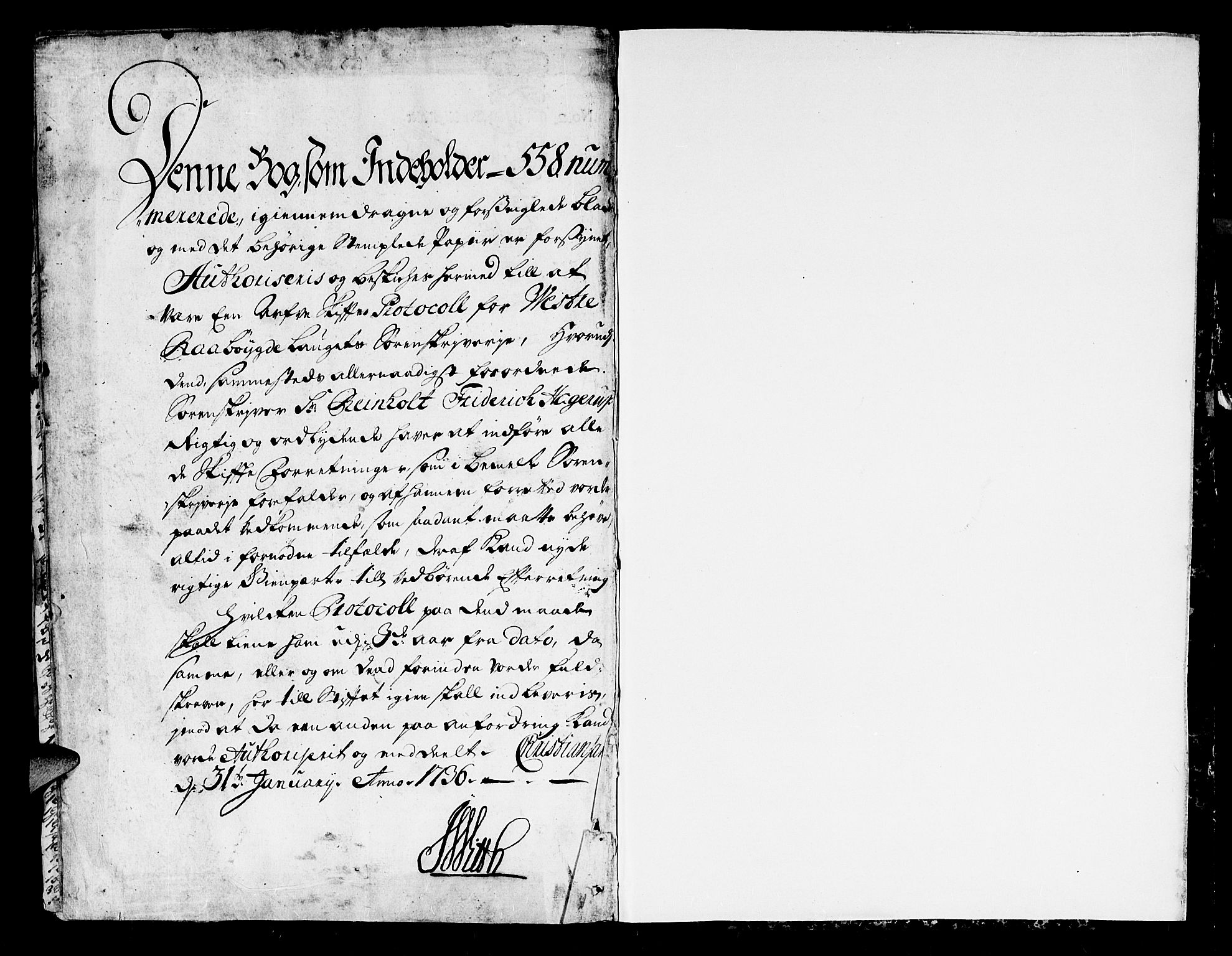 Setesdal sorenskriveri, SAK/1221-0011/H/Hc/L0005: Skifteprotokoll nr 5 med register, 1736-1744
