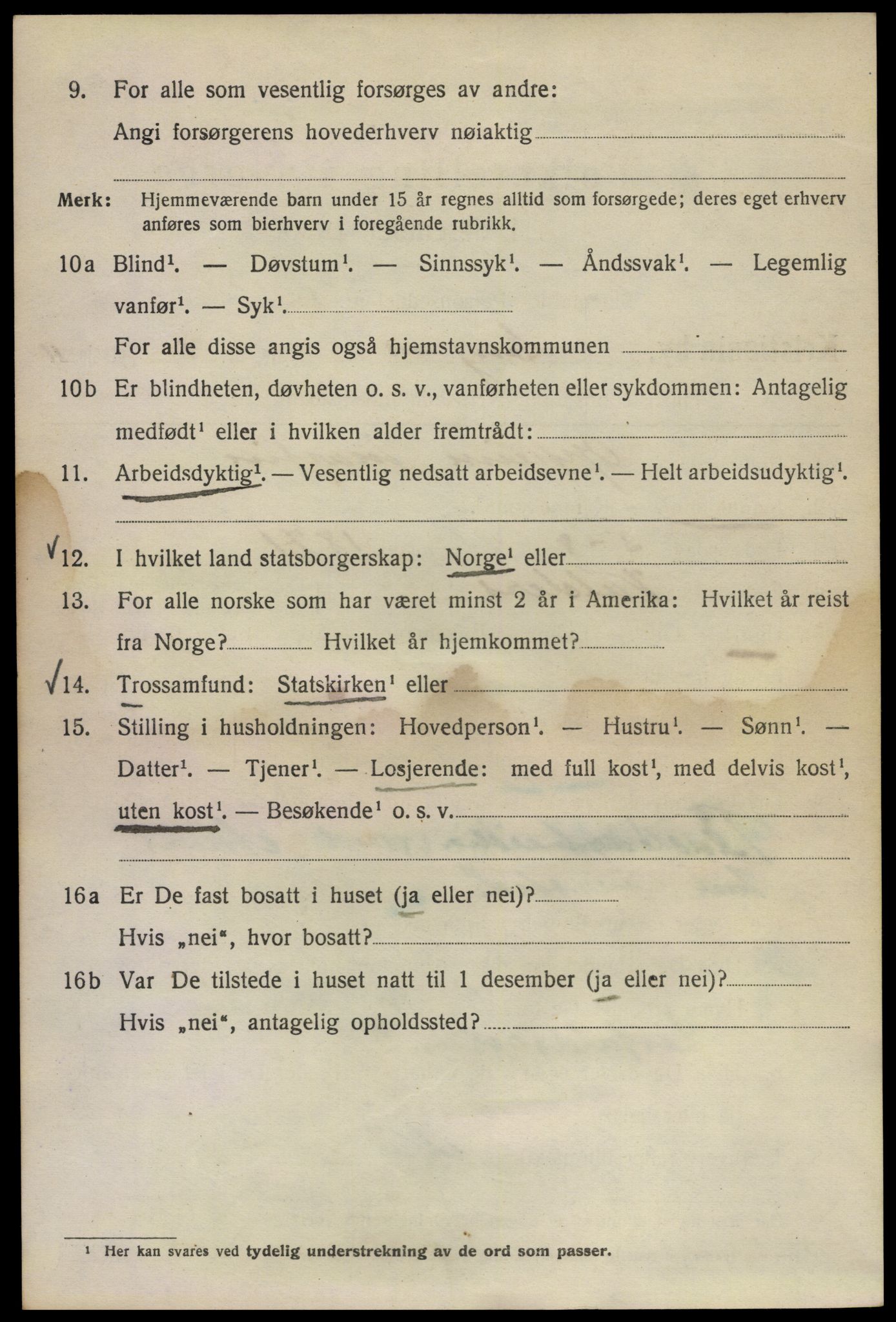 SAO, Folketelling 1920 for 0301 Kristiania kjøpstad, 1920, s. 218364