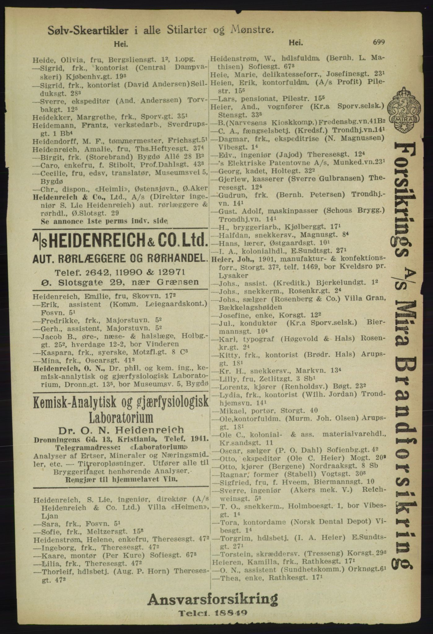 Kristiania/Oslo adressebok, PUBL/-, 1918, s. 724