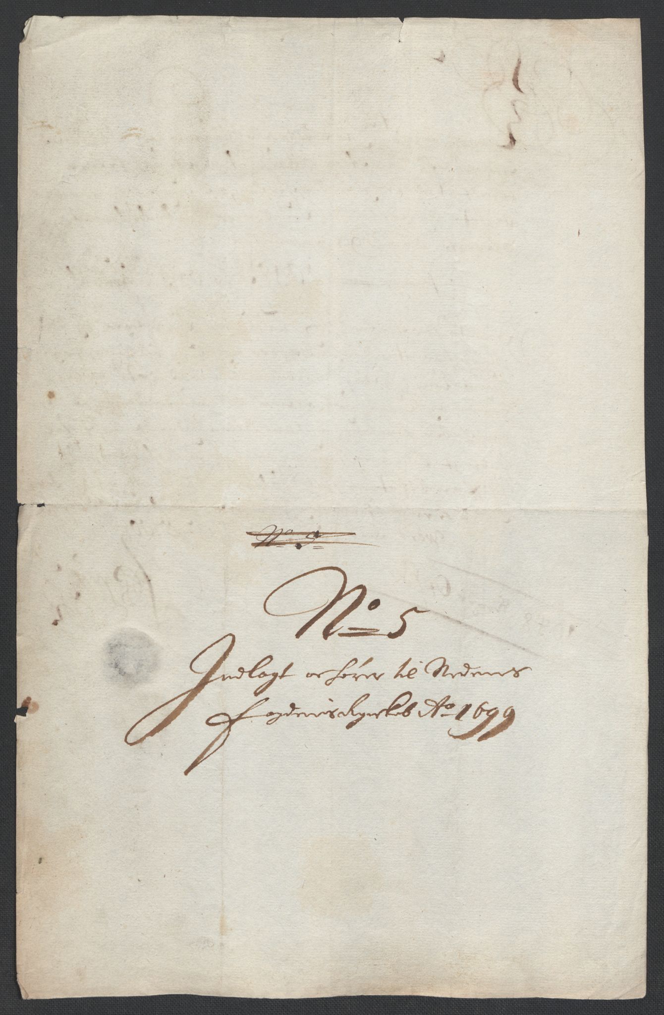 Rentekammeret inntil 1814, Reviderte regnskaper, Fogderegnskap, AV/RA-EA-4092/R39/L2314: Fogderegnskap Nedenes, 1698-1699, s. 294