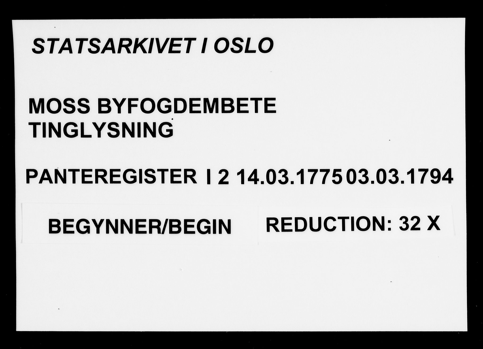 Moss byfogd, SAO/A-10863/G/Ga/Gaa/L0002: Panteregister nr. I 2, 1775-1794