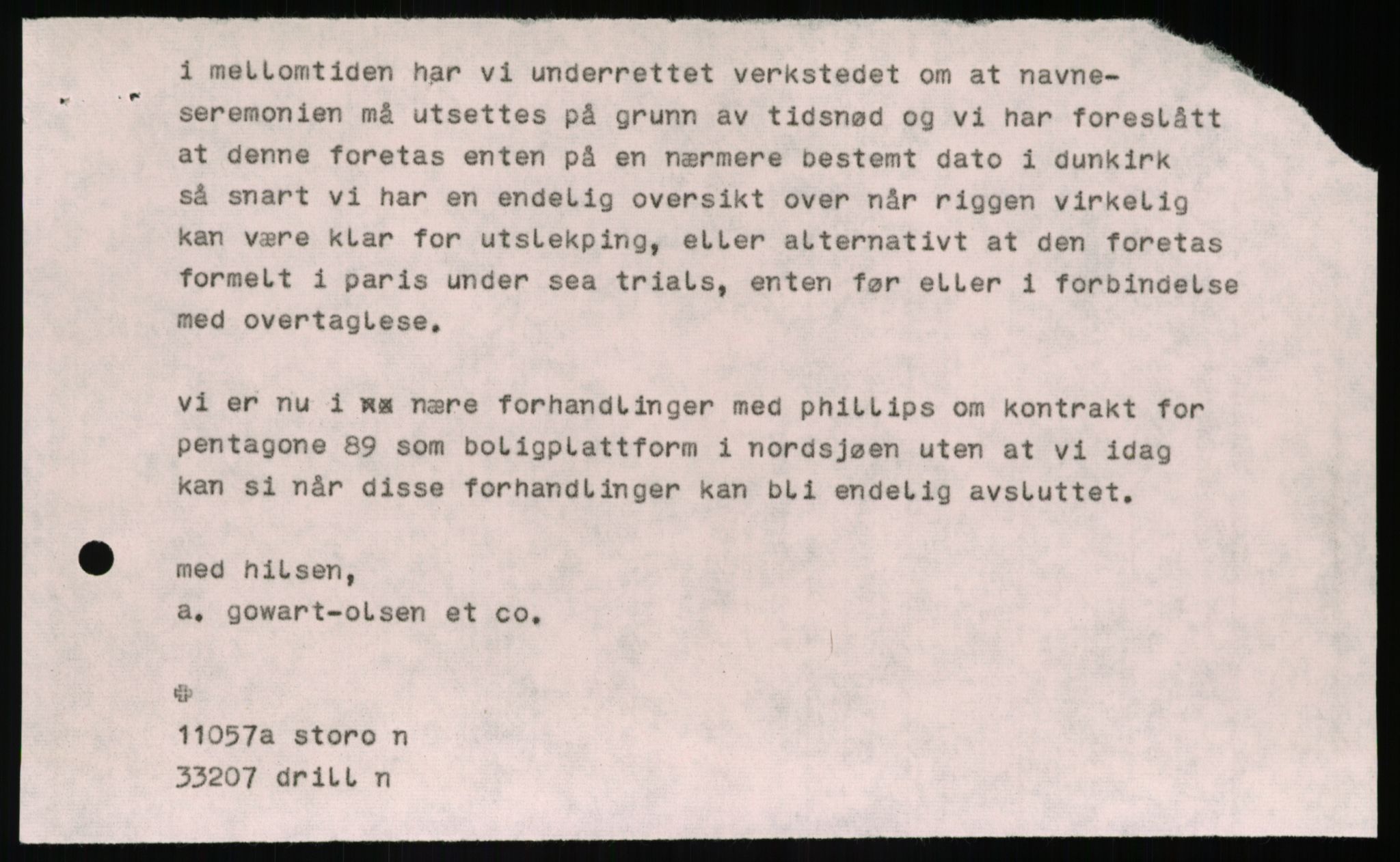 Pa 1503 - Stavanger Drilling AS, SAST/A-101906/A/Ab/Abc/L0006: Styrekorrespondanse Stavanger Drilling II A/S, 1974-1977, s. 386