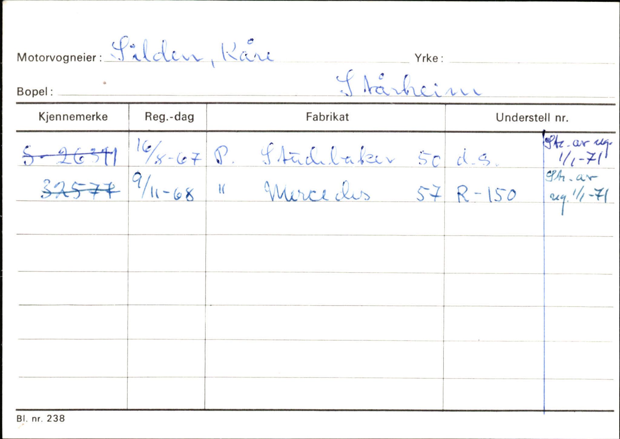 Statens vegvesen, Sogn og Fjordane vegkontor, SAB/A-5301/4/F/L0129: Eigarregistrer Eid A-S, 1945-1975, s. 2372