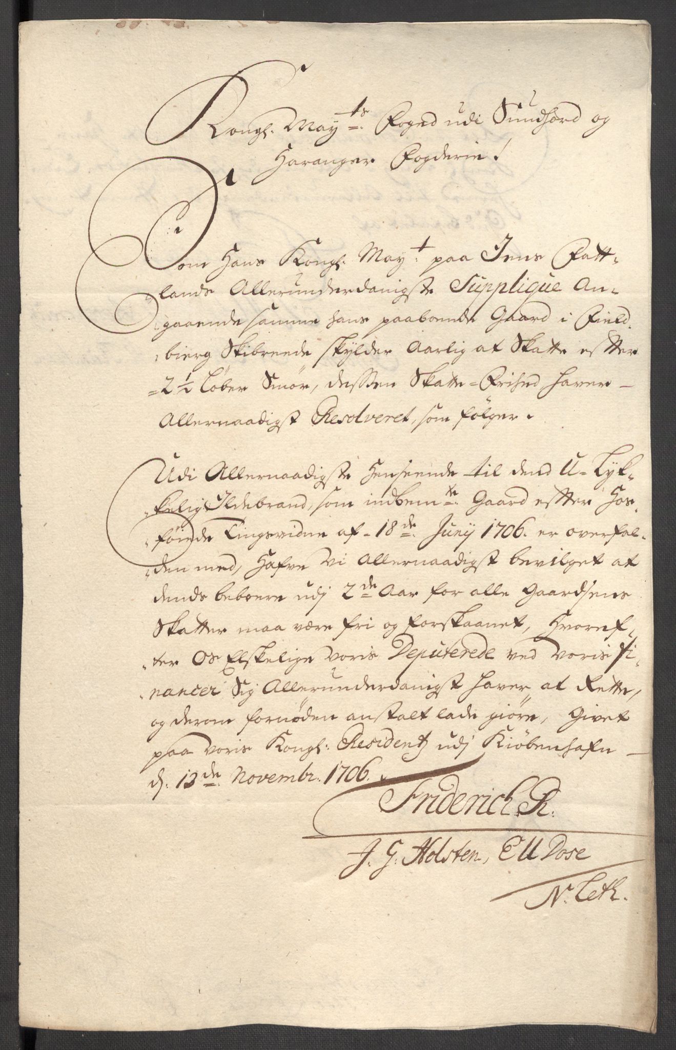 Rentekammeret inntil 1814, Reviderte regnskaper, Fogderegnskap, RA/EA-4092/R48/L2984: Fogderegnskap Sunnhordland og Hardanger, 1706-1707, s. 246