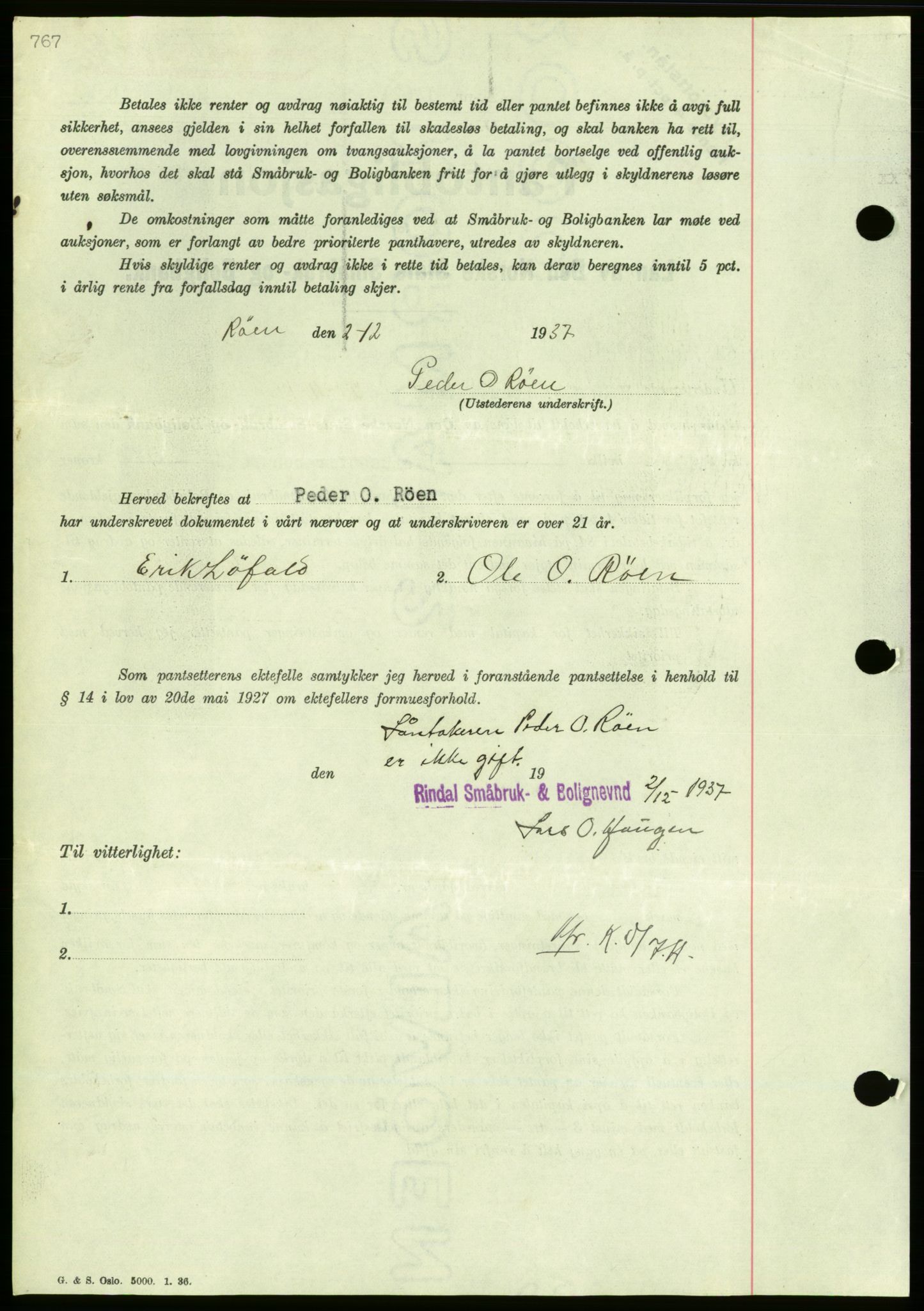 Nordmøre sorenskriveri, AV/SAT-A-4132/1/2/2Ca/L0092: Pantebok nr. B82, 1937-1938, Dagboknr: 461/1938