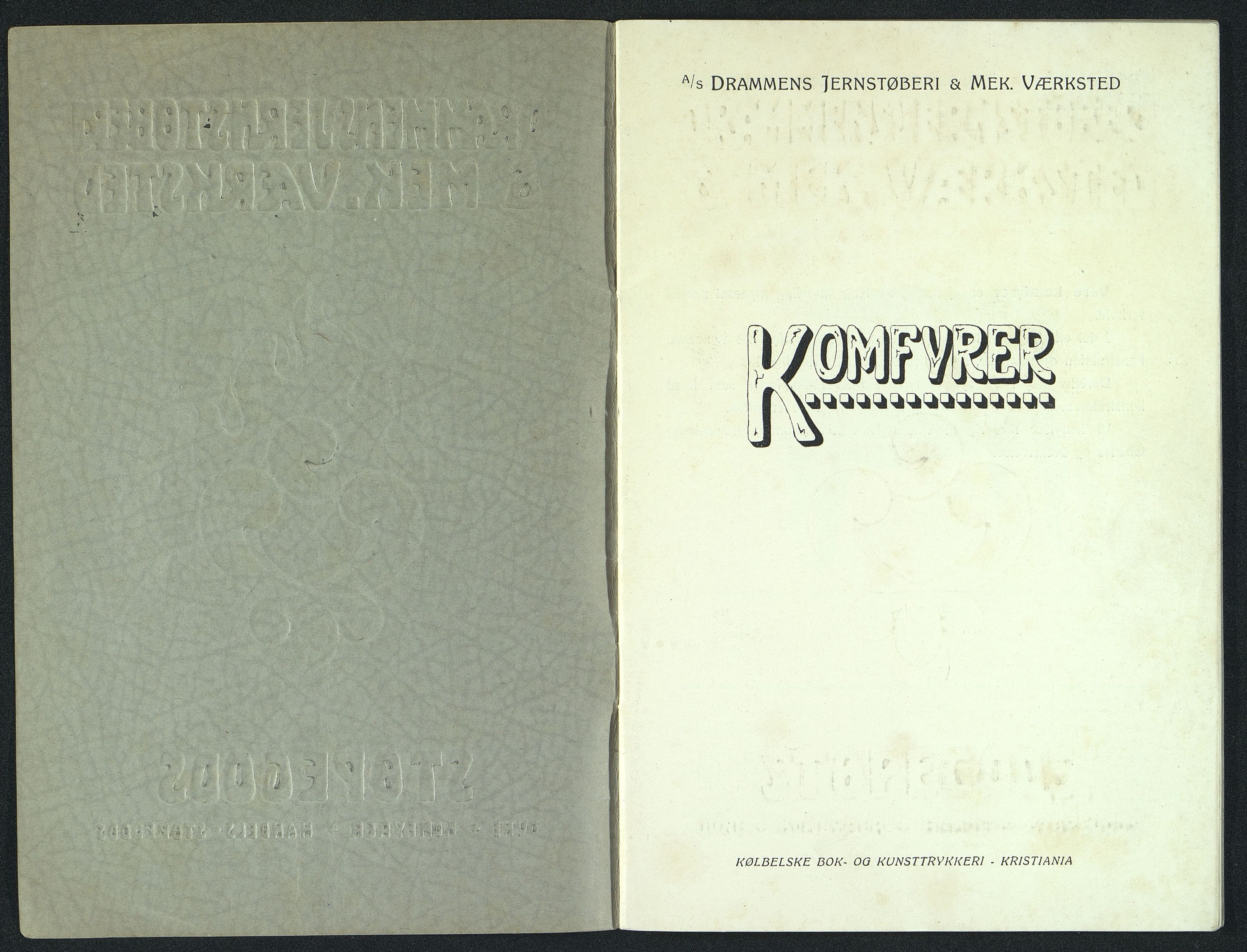 Næs Jernverksmuseets samling av historiske ovnskataloger, NESJ/NJM-006/01/L0043: Drammens Jernstøberi & Mek. Værksted, Støpegods, omtrent 1920-1940, s. 57-80 (komfyrer), 1920-1940