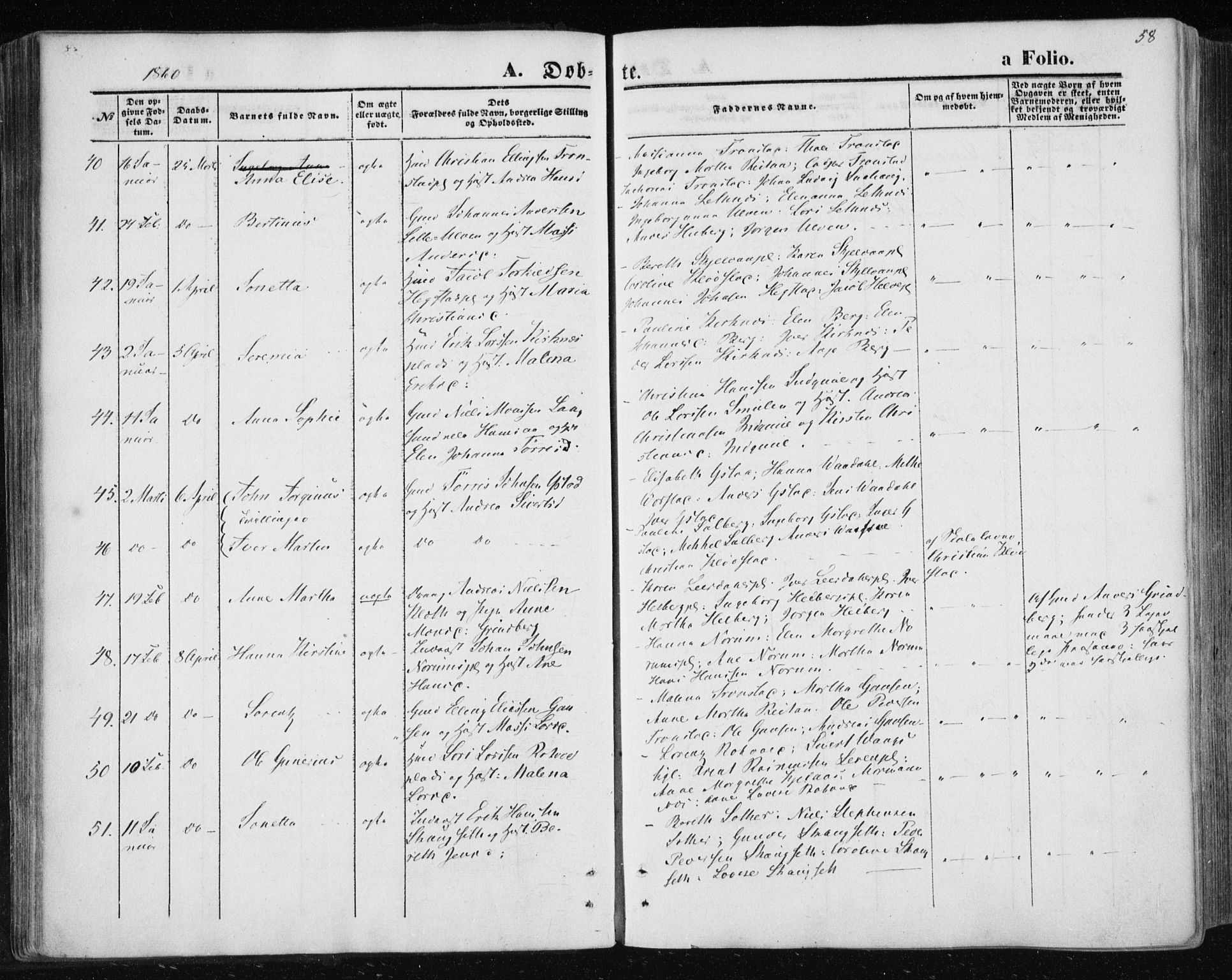 Ministerialprotokoller, klokkerbøker og fødselsregistre - Nord-Trøndelag, AV/SAT-A-1458/730/L0283: Ministerialbok nr. 730A08, 1855-1865, s. 58