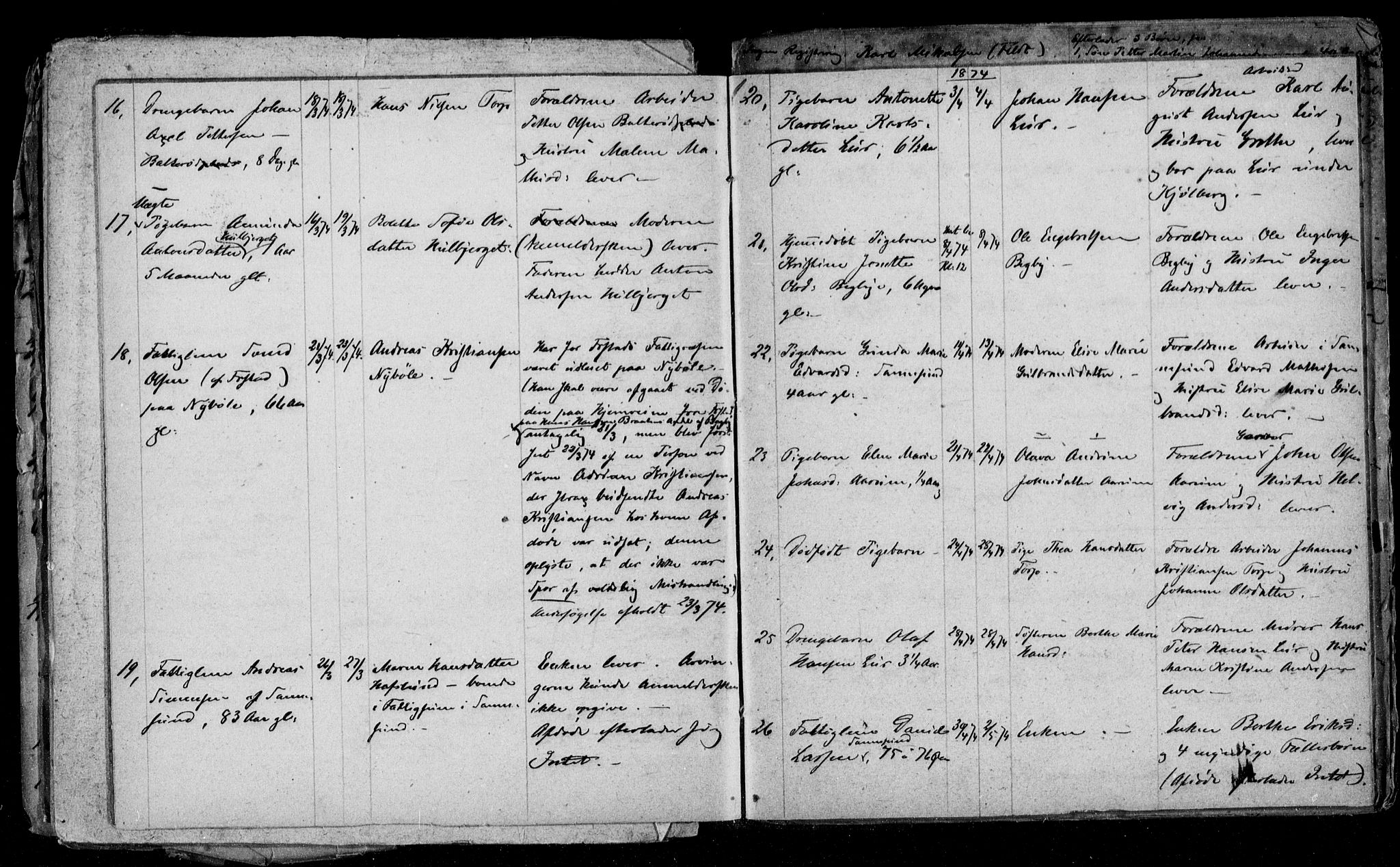 Borge lensmannskontor (Østfold), AV/SAO-A-10176/H/Ha/Haa/L0001: Dødsfallsprotokoll, 1856-1875