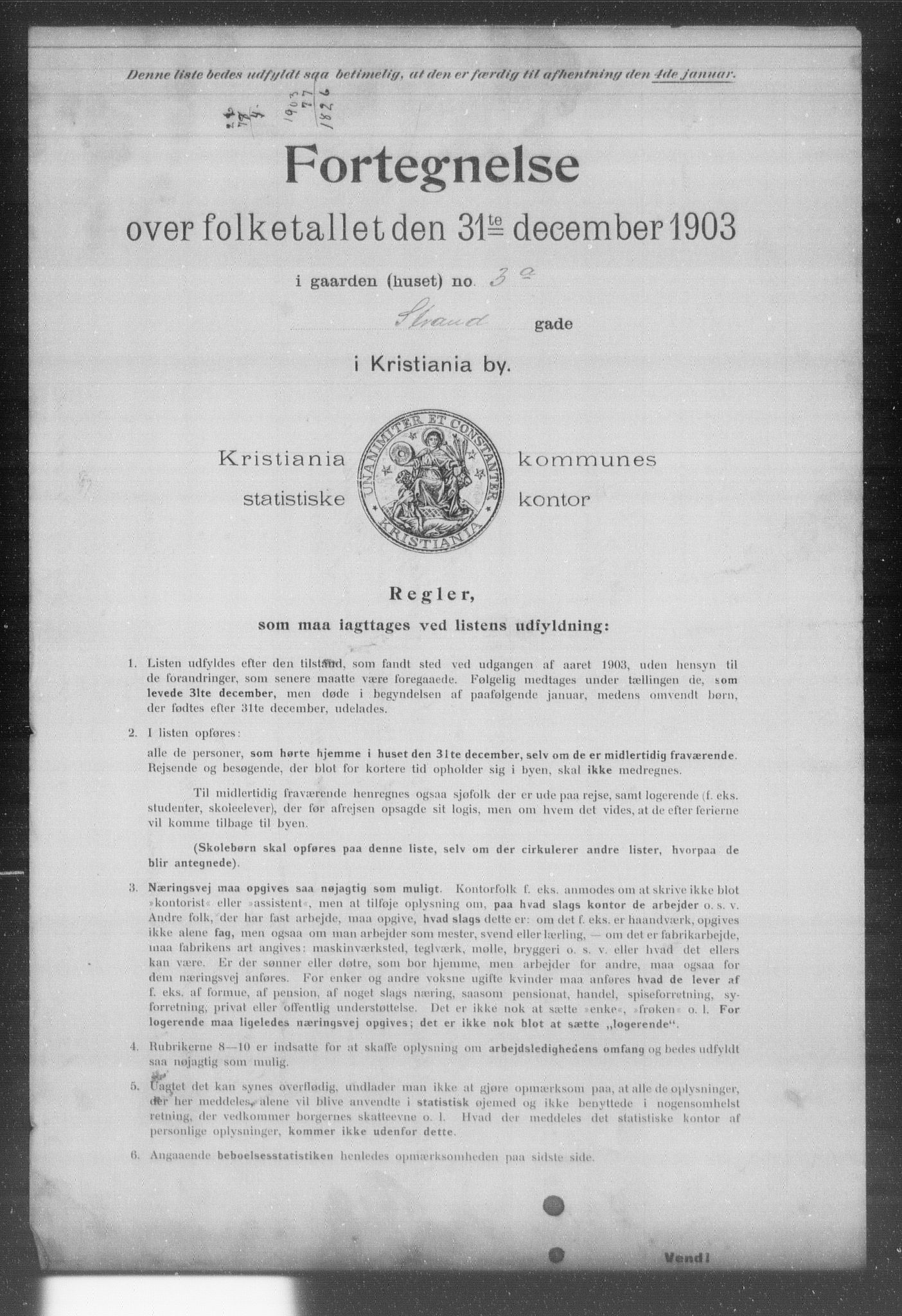 OBA, Kommunal folketelling 31.12.1903 for Kristiania kjøpstad, 1903, s. 20110