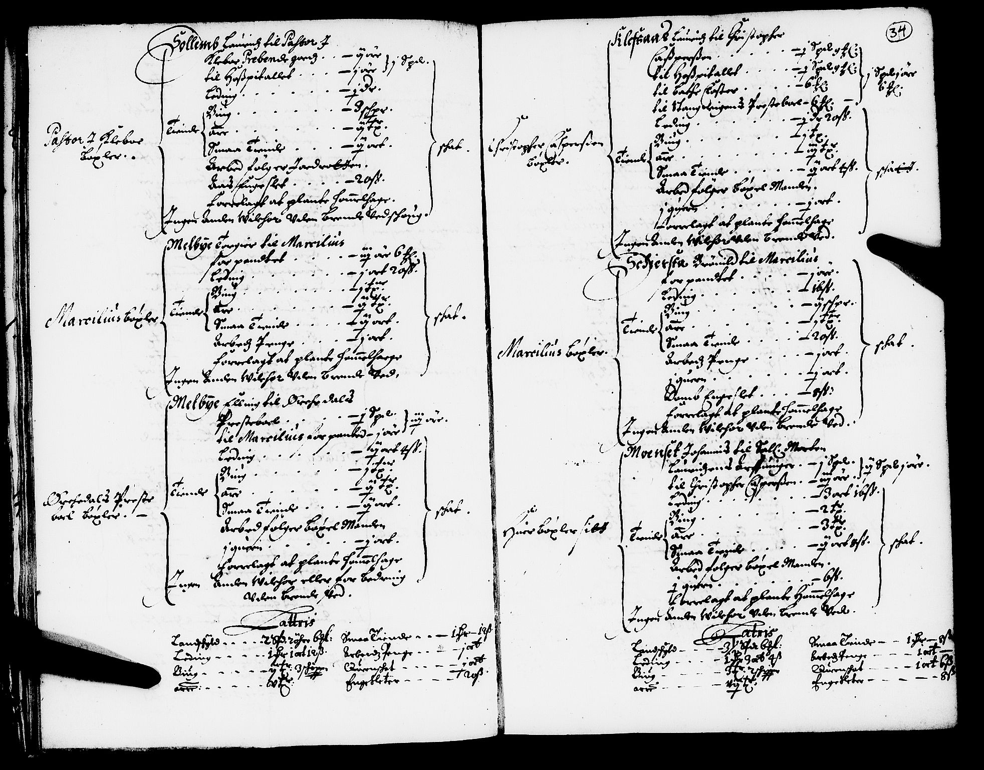 Rentekammeret inntil 1814, Realistisk ordnet avdeling, AV/RA-EA-4070/N/Nb/Nba/L0050: Orkdal fogderi, 1666, s. 33b-34a