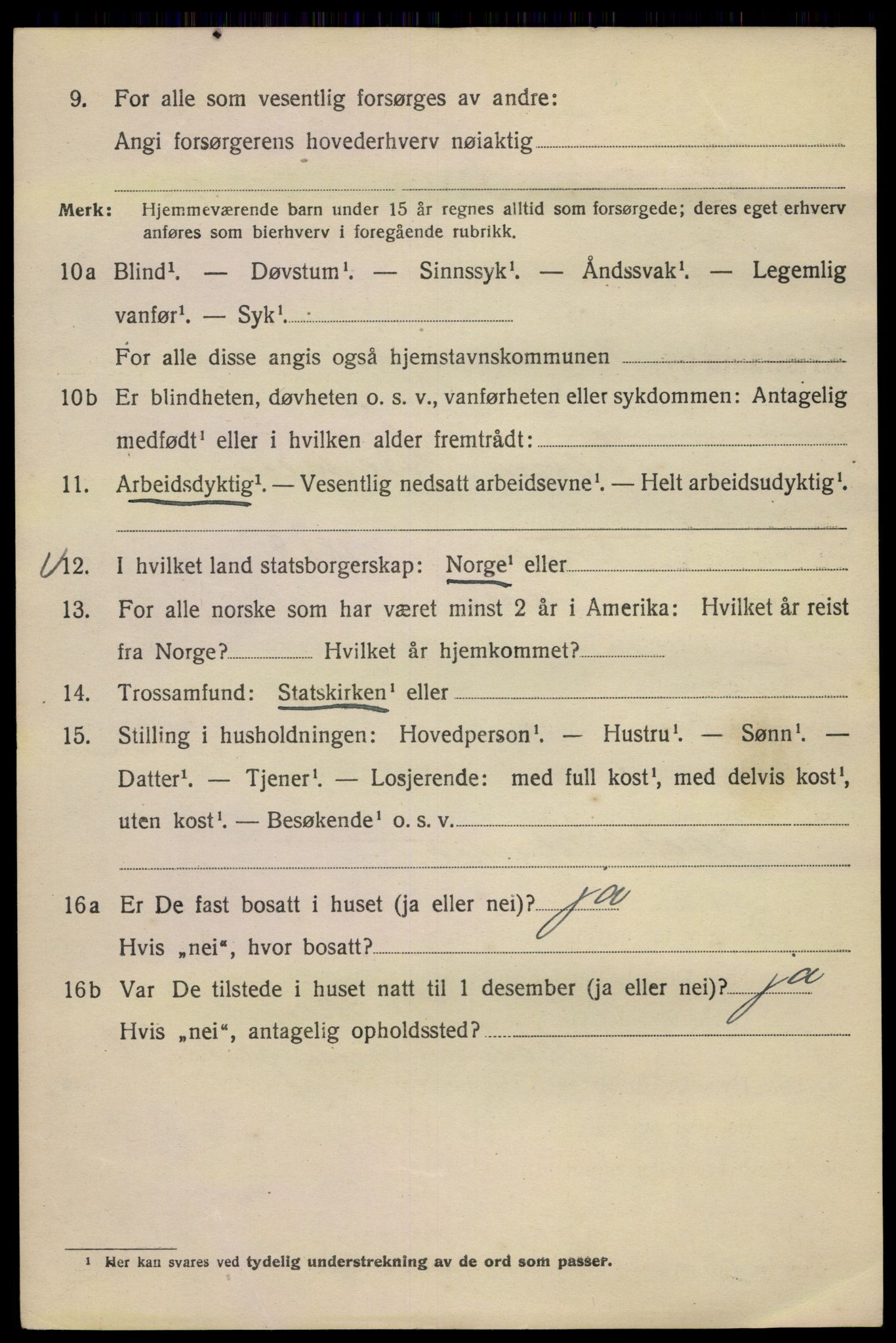 SAO, Folketelling 1920 for 0301 Kristiania kjøpstad, 1920, s. 466396