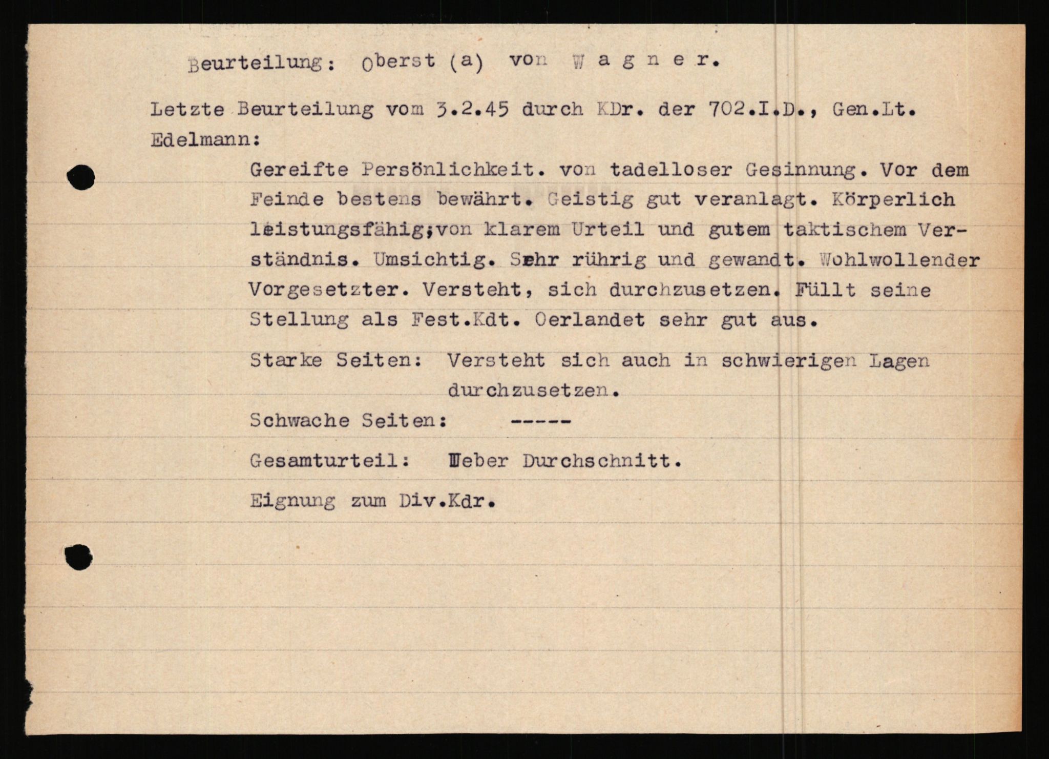 Forsvarets Overkommando. 2 kontor. Arkiv 11.4. Spredte tyske arkivsaker, AV/RA-RAFA-7031/D/Dar/Dara/L0019: Personalbøker og diverse, 1940-1945, s. 502