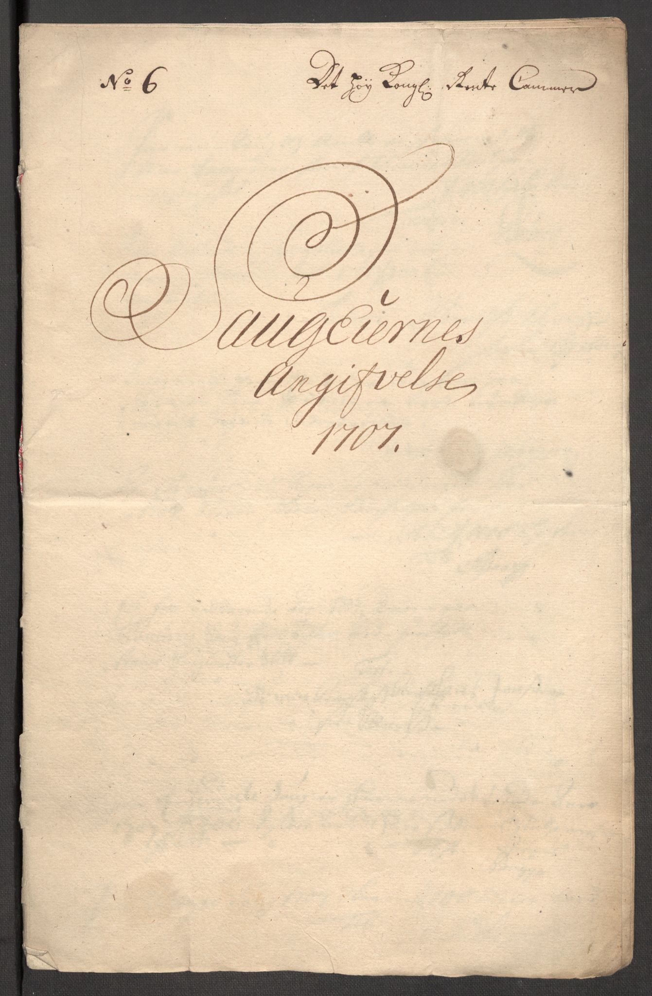 Rentekammeret inntil 1814, Reviderte regnskaper, Fogderegnskap, RA/EA-4092/R52/L3314: Fogderegnskap Sogn, 1705-1707, s. 549