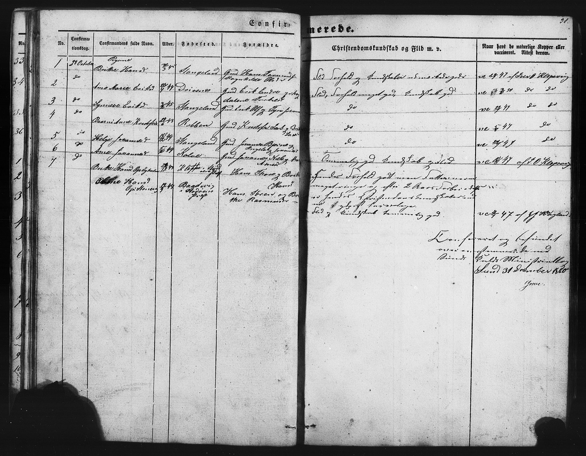 Austevoll sokneprestembete, AV/SAB-A-74201/H/Ha/Hab/Habb/L0001: Klokkerbok nr. B 1, 1852-1864, s. 38