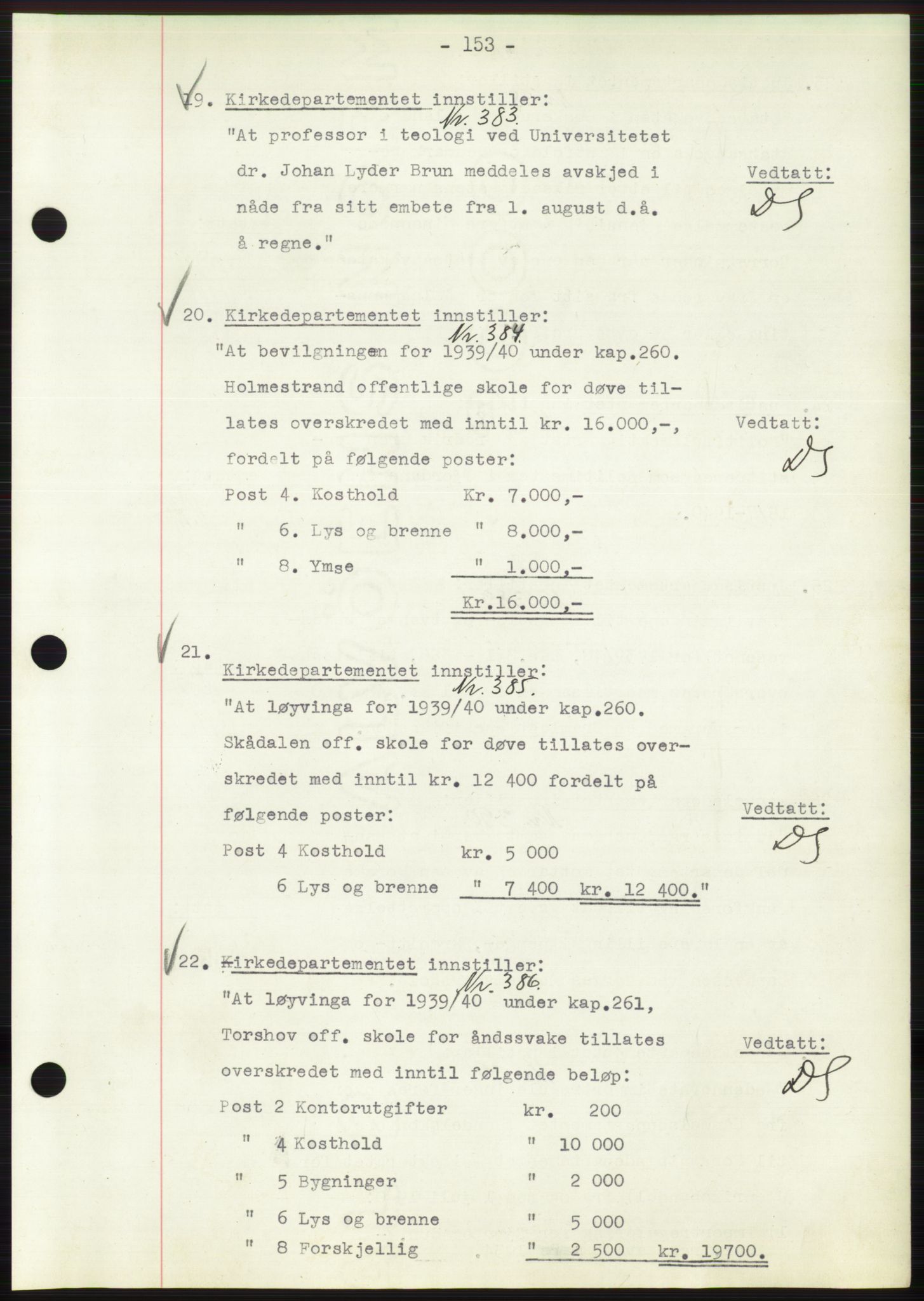 Administrasjonsrådet, AV/RA-S-1004/A/L0002: Vedtaksprotokoll 16/4-25/9, 1940, s. 157