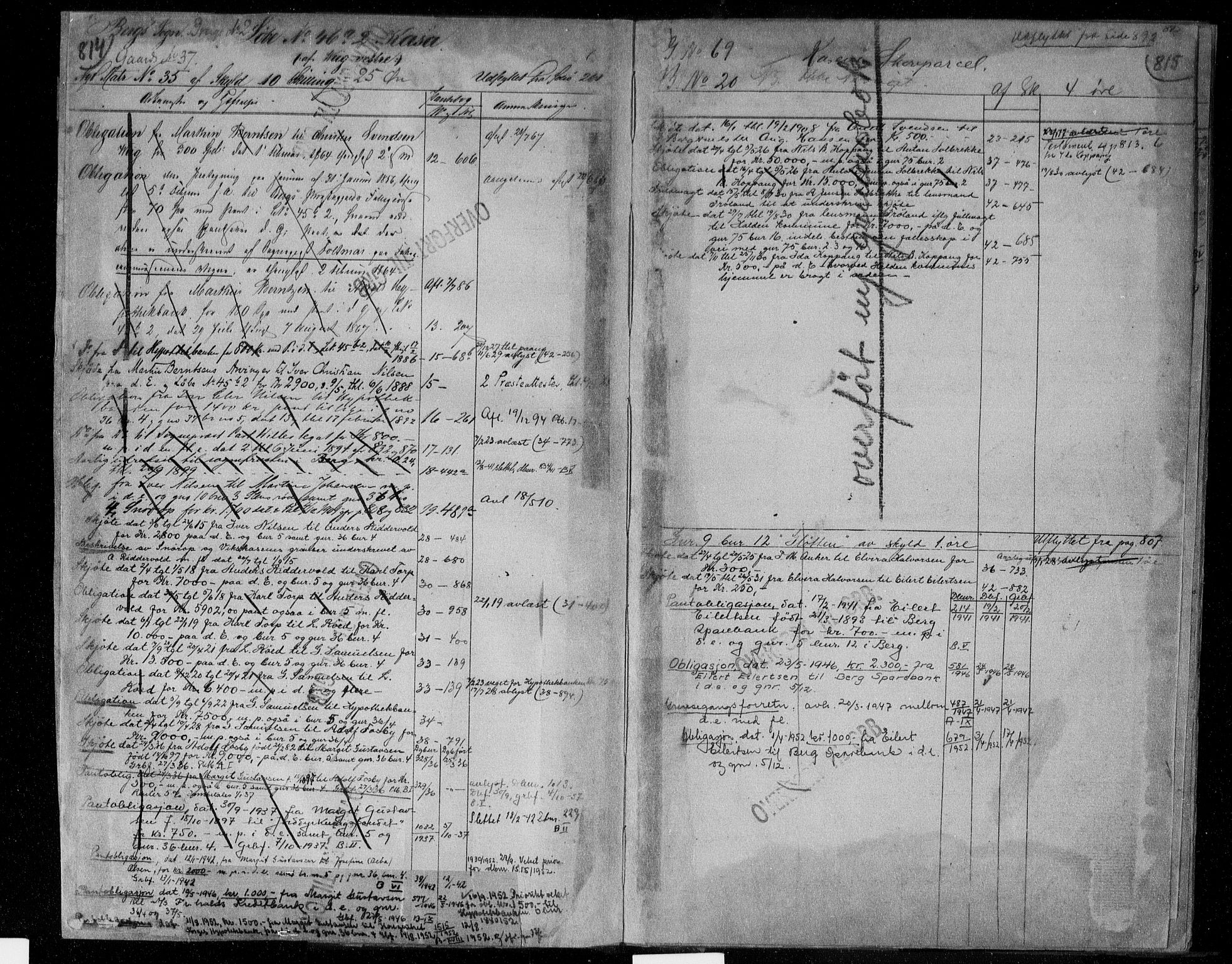 Idd og Marker sorenskriveri, AV/SAO-A-10283/G/Ga/Gac/L0004b: Panteregister nr. II 4b, 1848-1953, s. 814-815