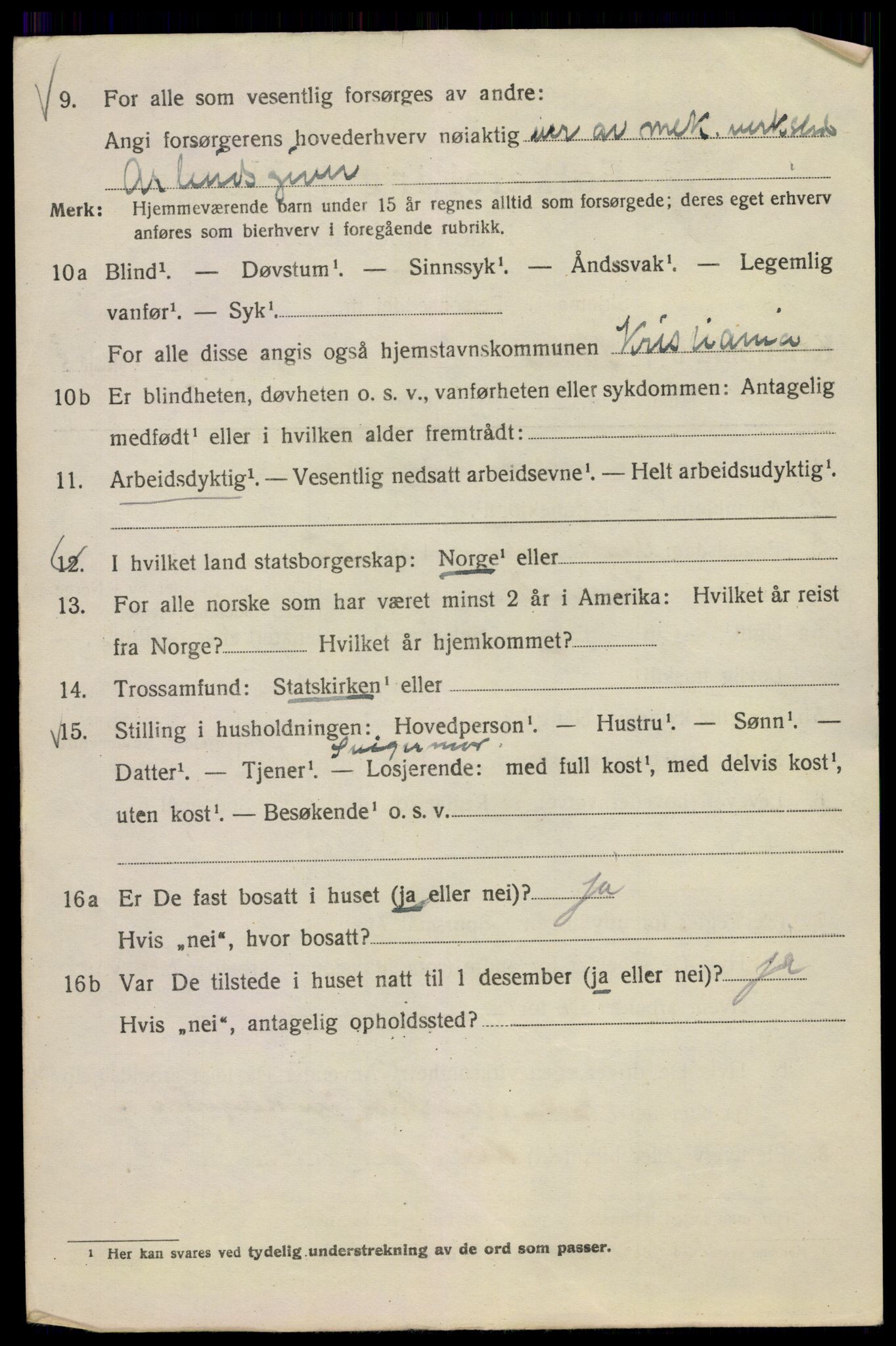 SAO, Folketelling 1920 for 0301 Kristiania kjøpstad, 1920, s. 563740