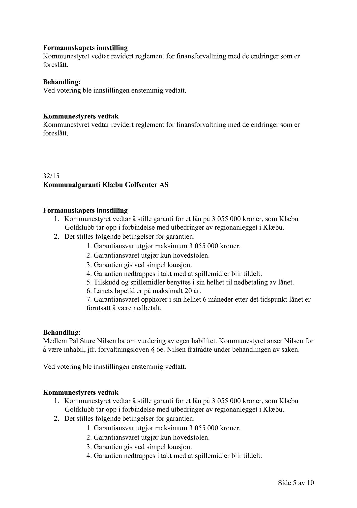 Klæbu Kommune, TRKO/KK/01-KS/L008: Kommunestyret - Møtedokumenter, 2015, s. 932