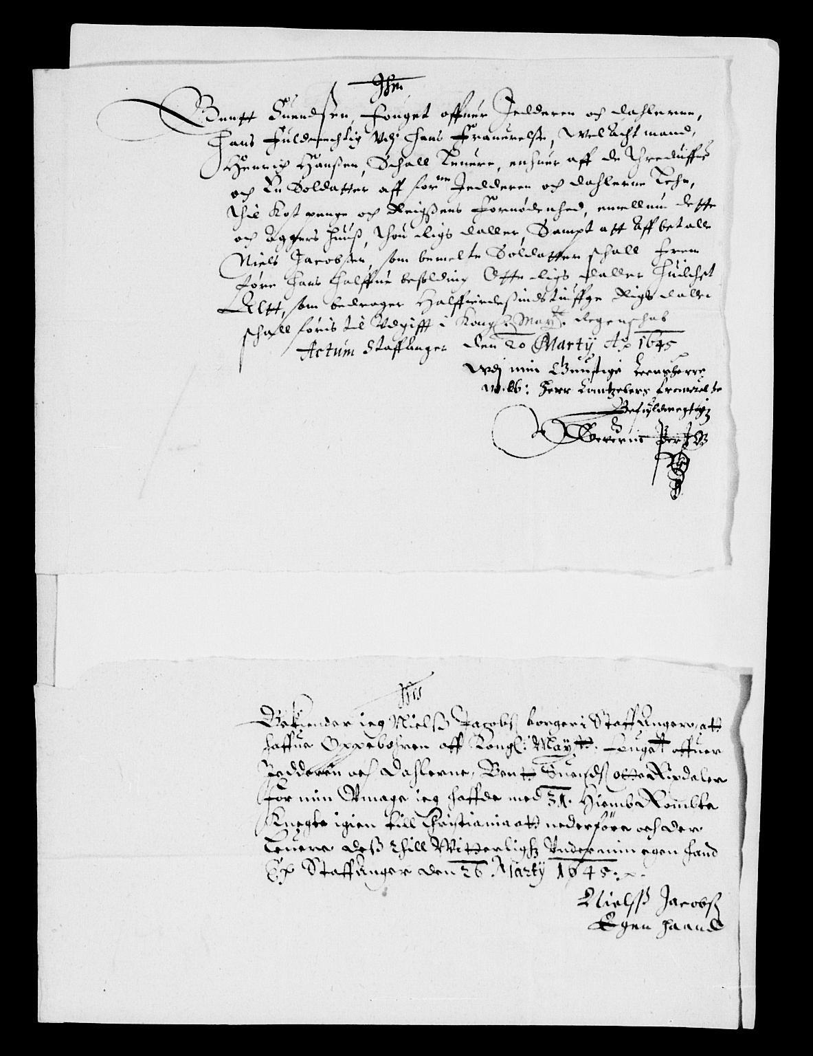 Rentekammeret inntil 1814, Reviderte regnskaper, Lensregnskaper, AV/RA-EA-5023/R/Rb/Rbs/L0028: Stavanger len, 1642-1645
