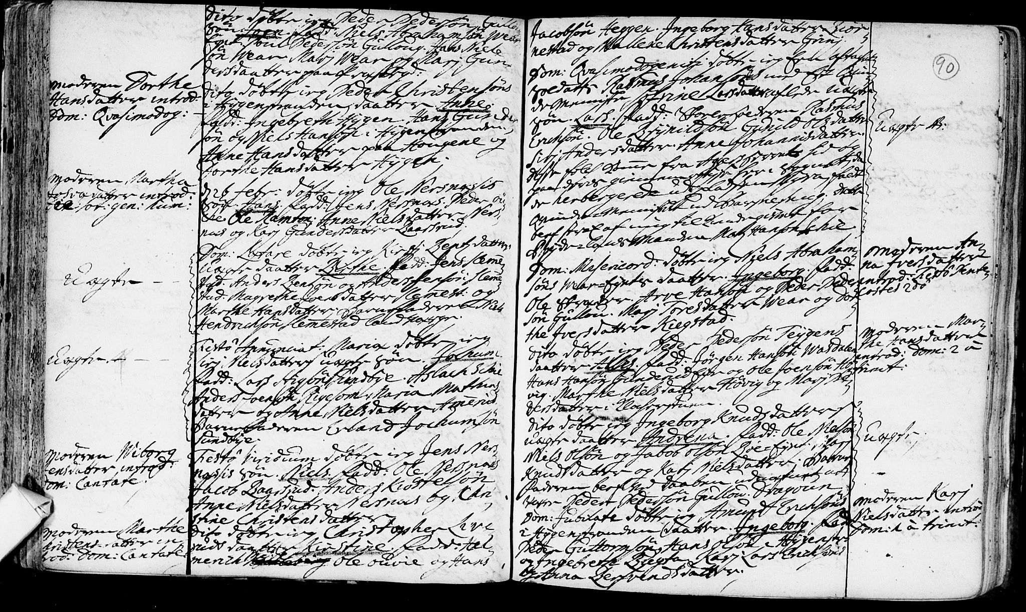 Røyken kirkebøker, SAKO/A-241/F/Fa/L0002: Ministerialbok nr. 2, 1731-1782, s. 90
