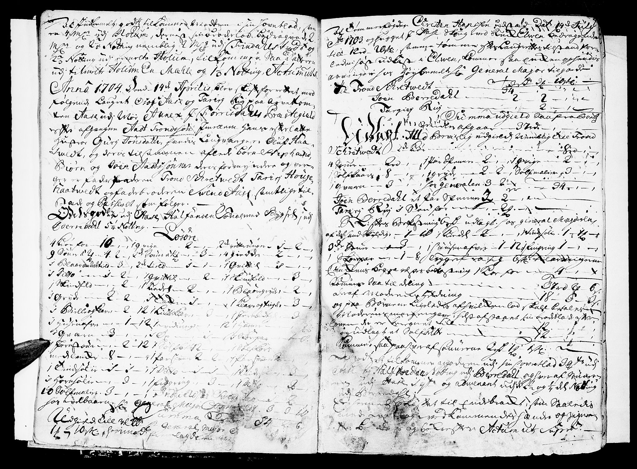 Vest-Telemark sorenskriveri, AV/SAKO-A-134/H/Ha/Haa/L0003: Skifteprotokoll, 1703-1723, s. 6b-7a