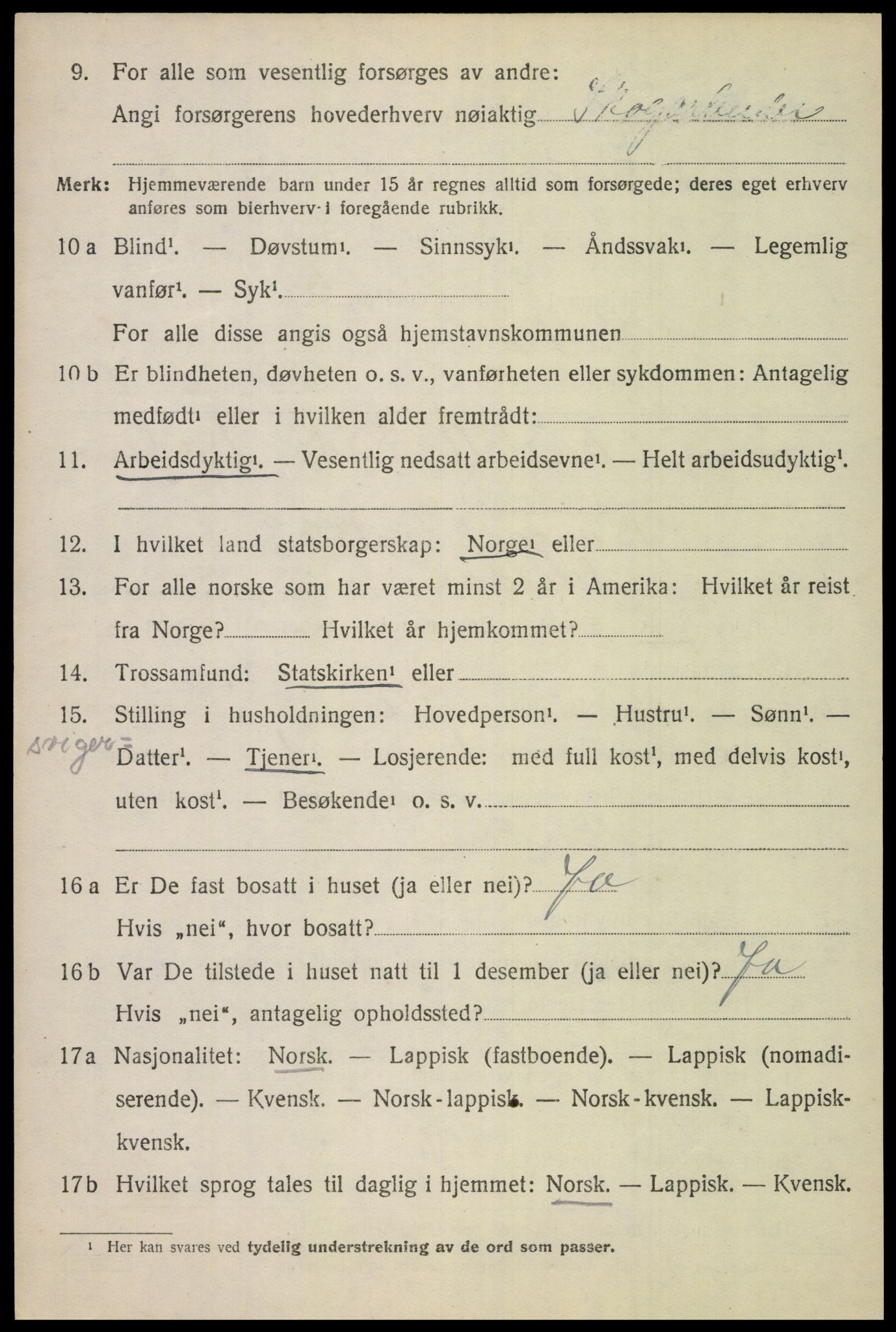 SAT, Folketelling 1920 for 1840 Saltdal herred, 1920, s. 7452