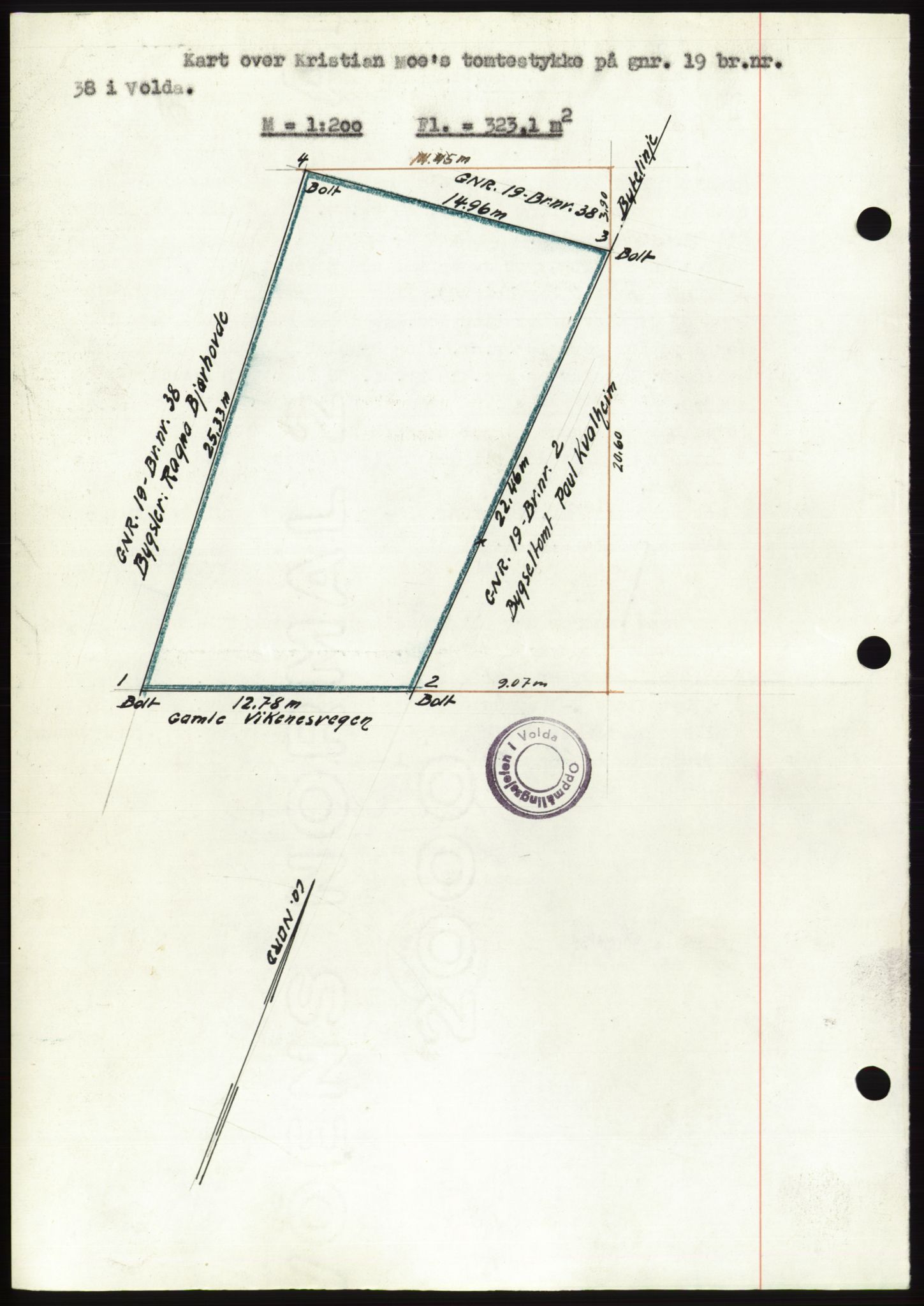 Søre Sunnmøre sorenskriveri, AV/SAT-A-4122/1/2/2C/L0095: Pantebok nr. 21A, 1953-1953, Dagboknr: 1360/1953